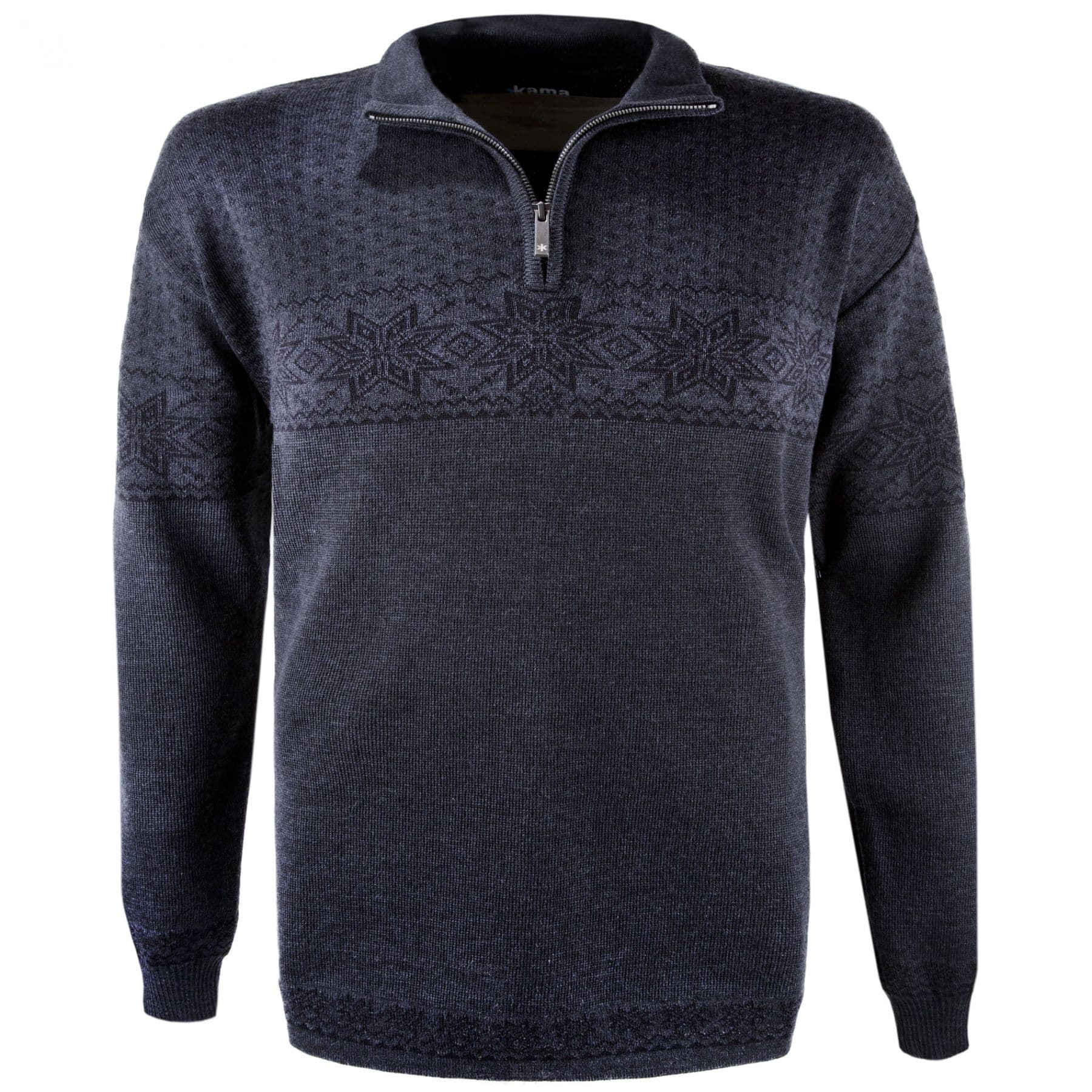 Kama Rune Merino Villapaita, miesten, harmaa – Kama