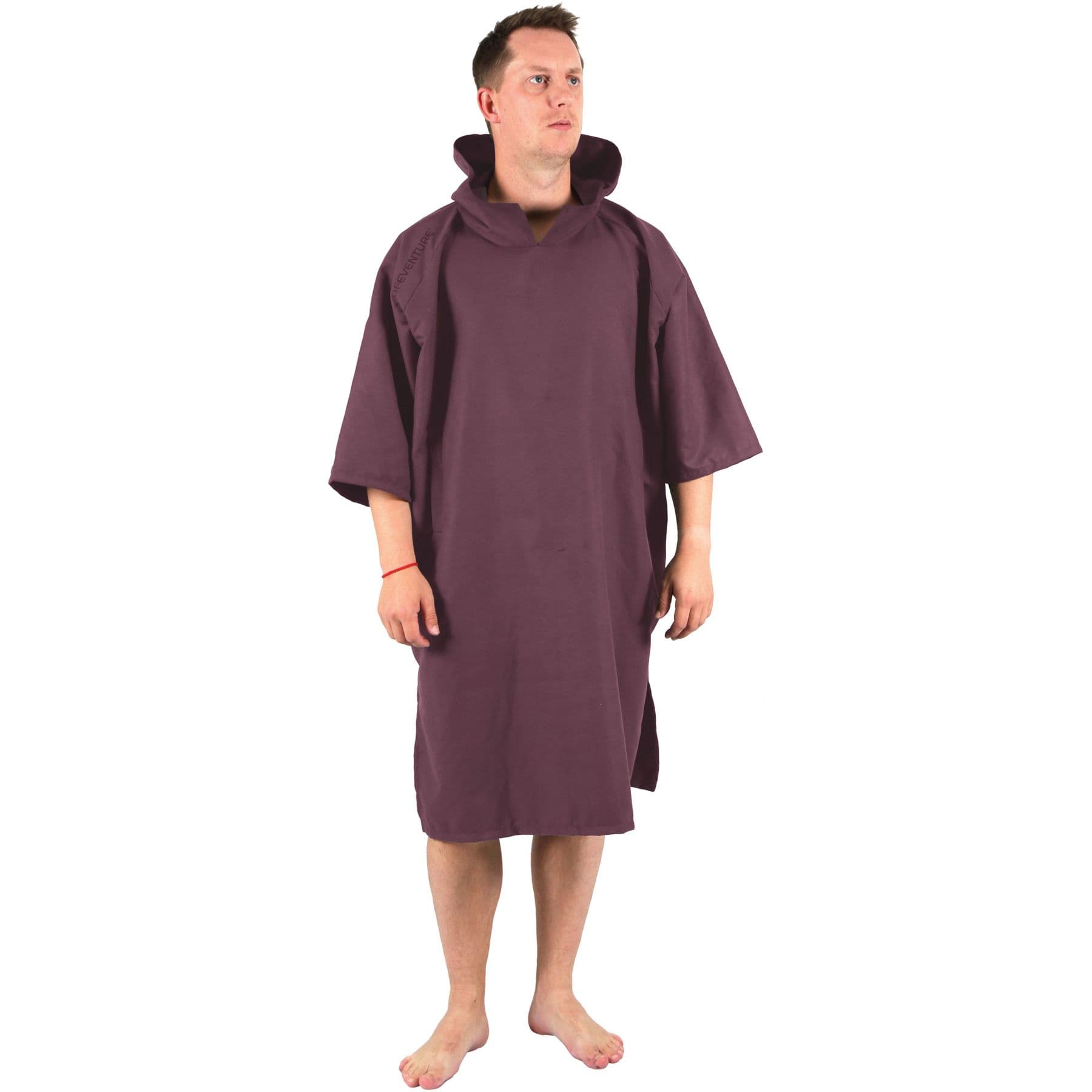 Lifeventure Change Robe Compact, vaihtotakki, unisex, mustaherukanpunainen – LifeVenture