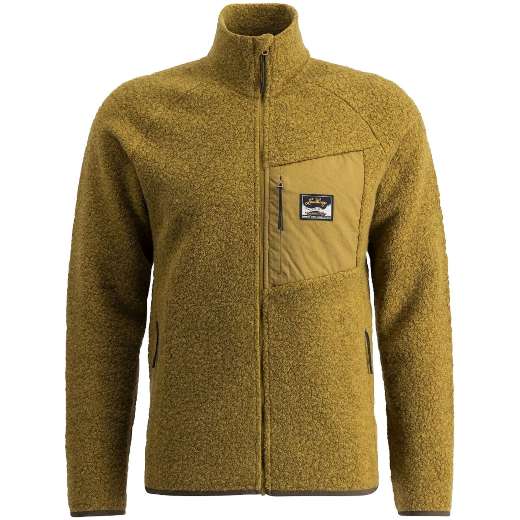 Lundhags Flok Wool Ms Pile, välikerros, miesten, vihreä – Lundhags