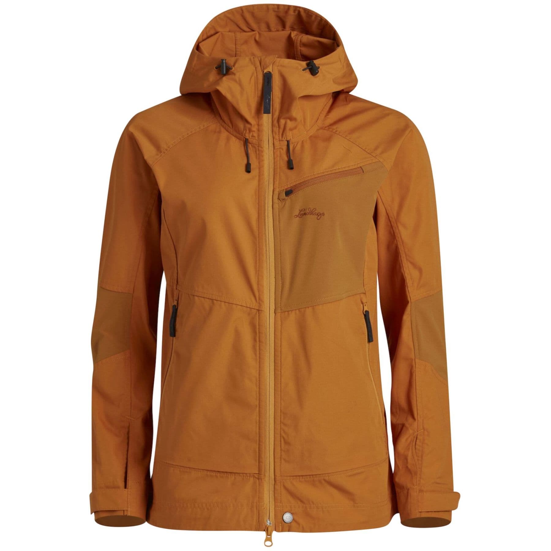 Lundhags Tived Stretch Hybrid Jacket, softshell takki, naiset, kulta – Lundhags