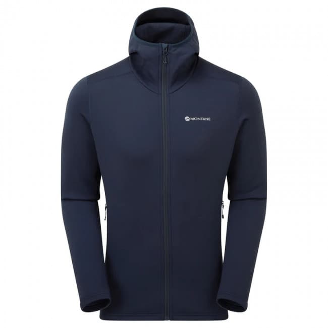 Montane Fury Hoodie, fleece-takki, miesten, sininen – Montane