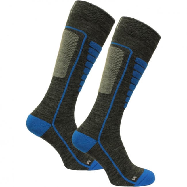 Norfolk Courchevel, laskettelusukat, harmaa/sininen – Norfolk