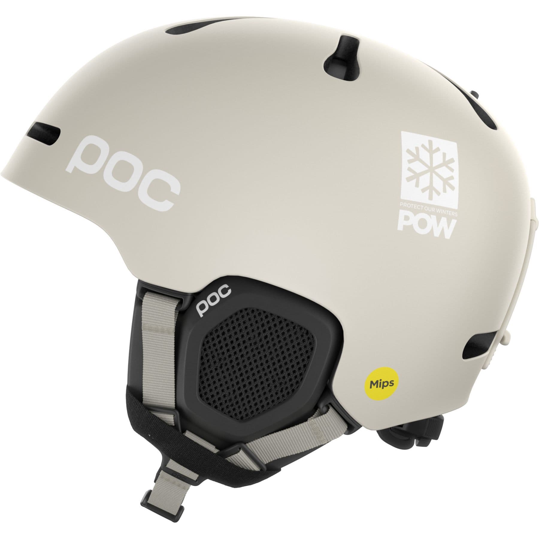 POC MIPS POW JJ, laskettelukypärä, mineral grey matt – POC