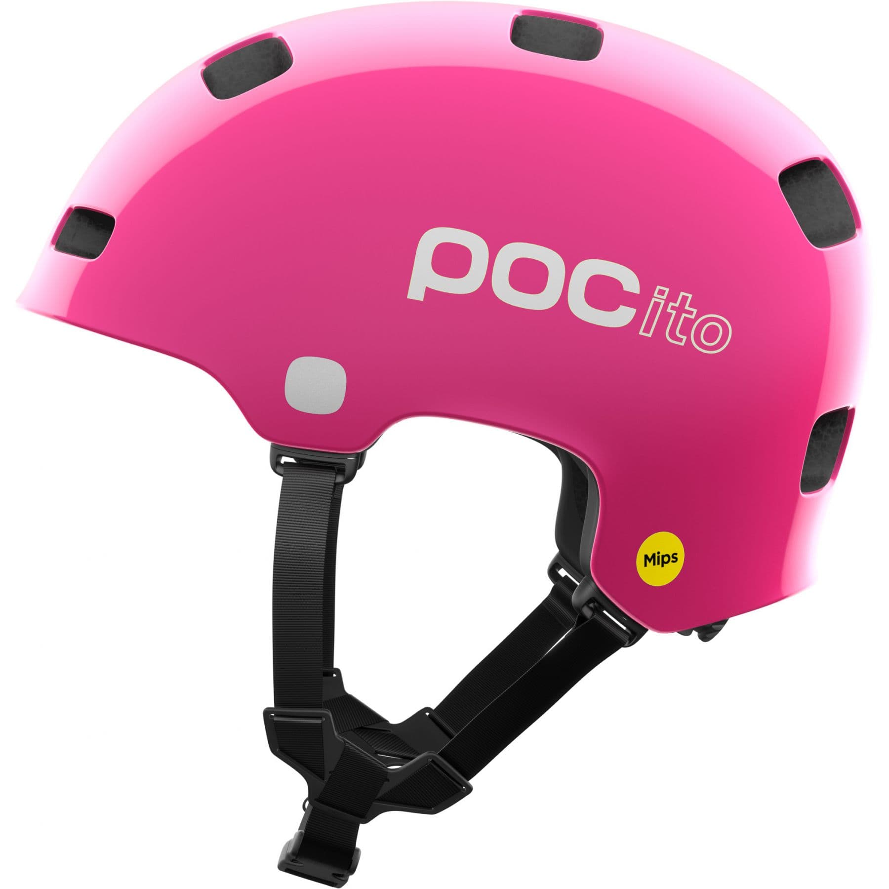 POCito Crane MIPS, pyöräilykypärä, junior, fluorescent pink – POC