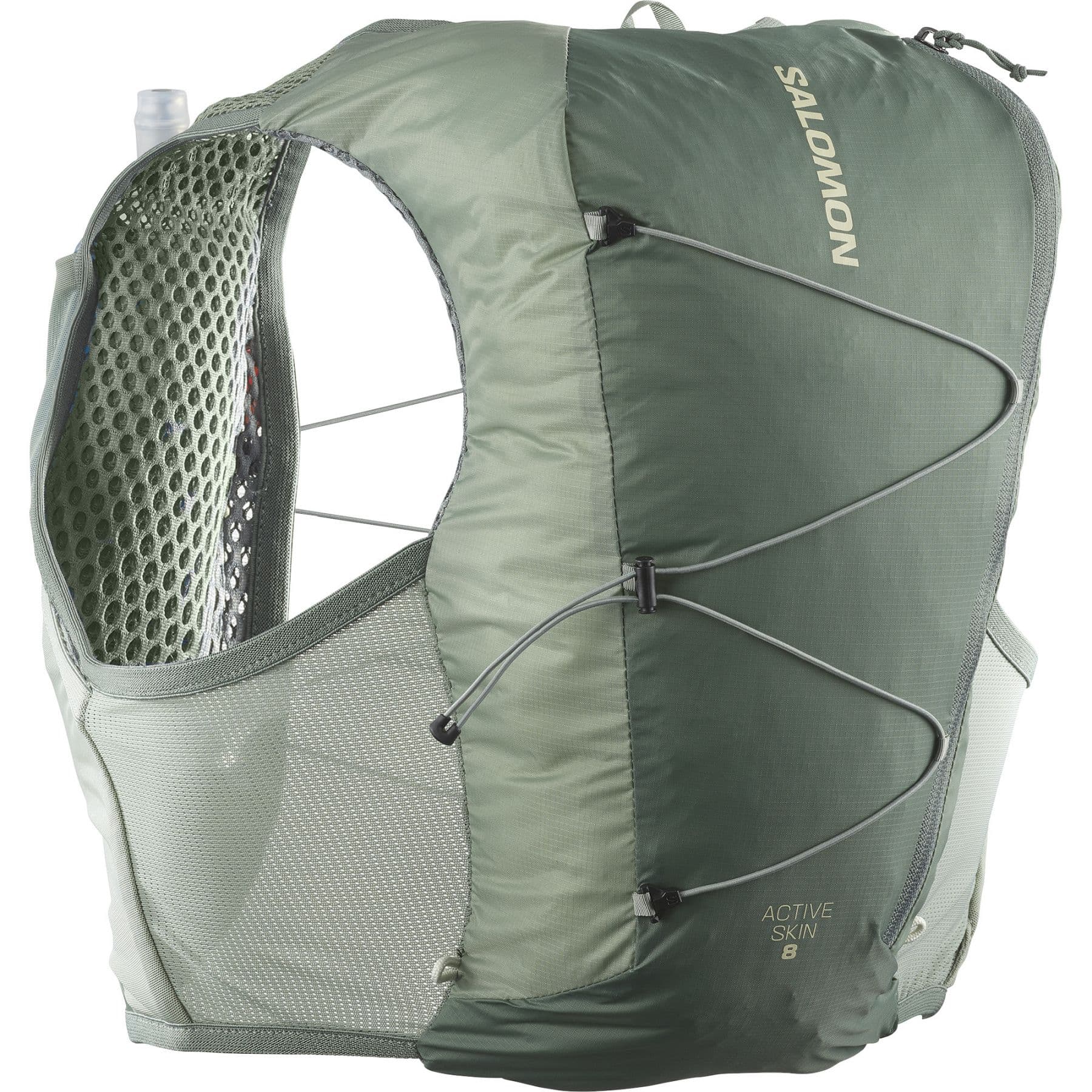 Salomon Active Skin 8 Set, juoksureppu, harmaa – Salomon