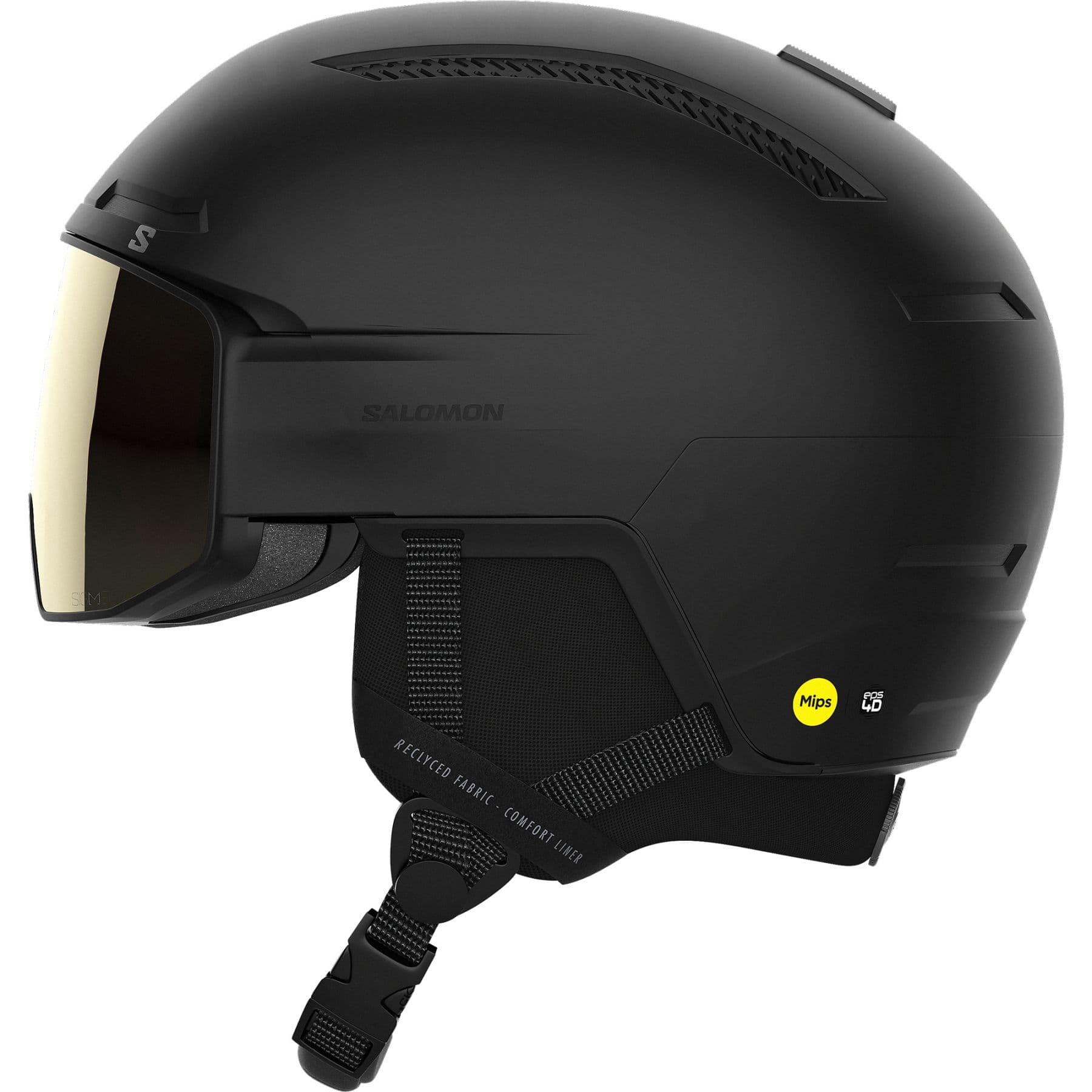 Salomon Driver Pro Sigma MIPS, laskettelukypärä visiirillä, musta – Salomon