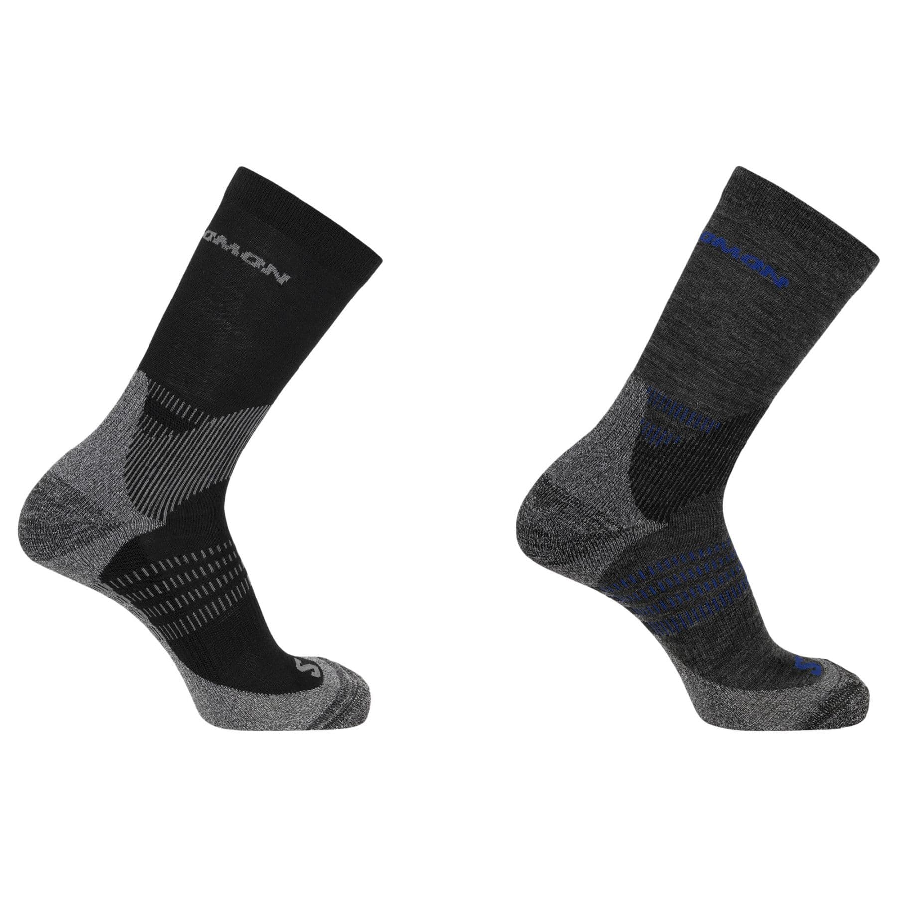 Salomon X Ultra Access Crew 2-Pack, vaellussukat, musta – Salomon