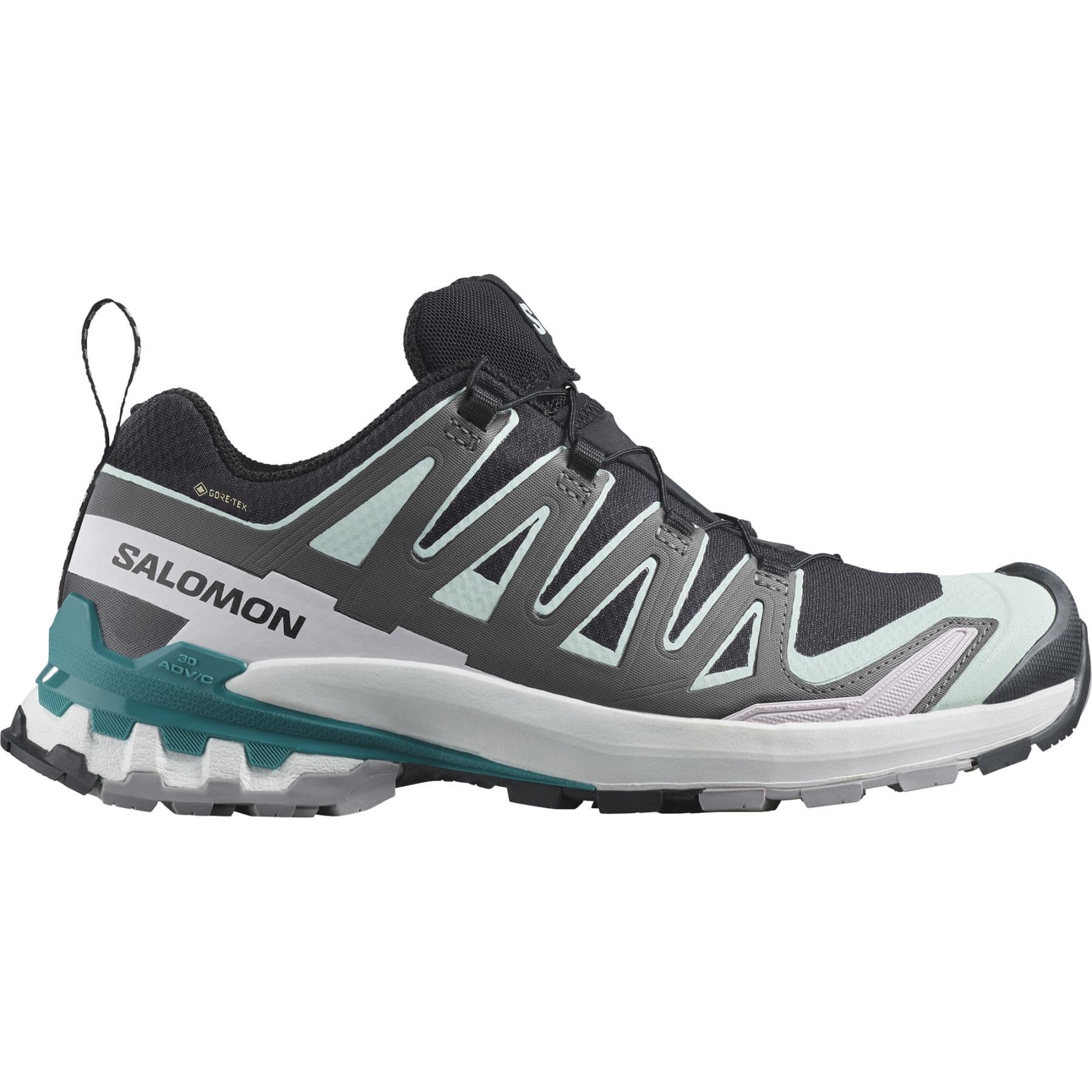 Salomon XA Pro 3D V9 GTX, Polkujuoksukengät, nainen, harmaa/vaaleansininen – Salomon