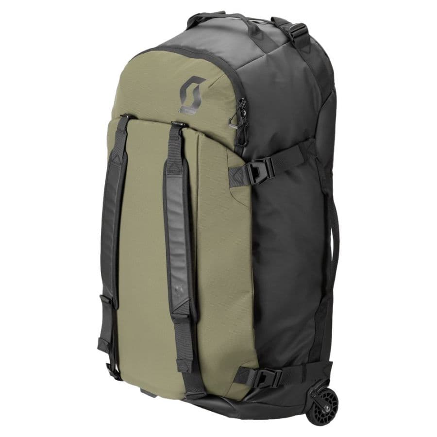 Scott Travel Wheel Duffel Bag, 110L, tummanvihreä – Scott