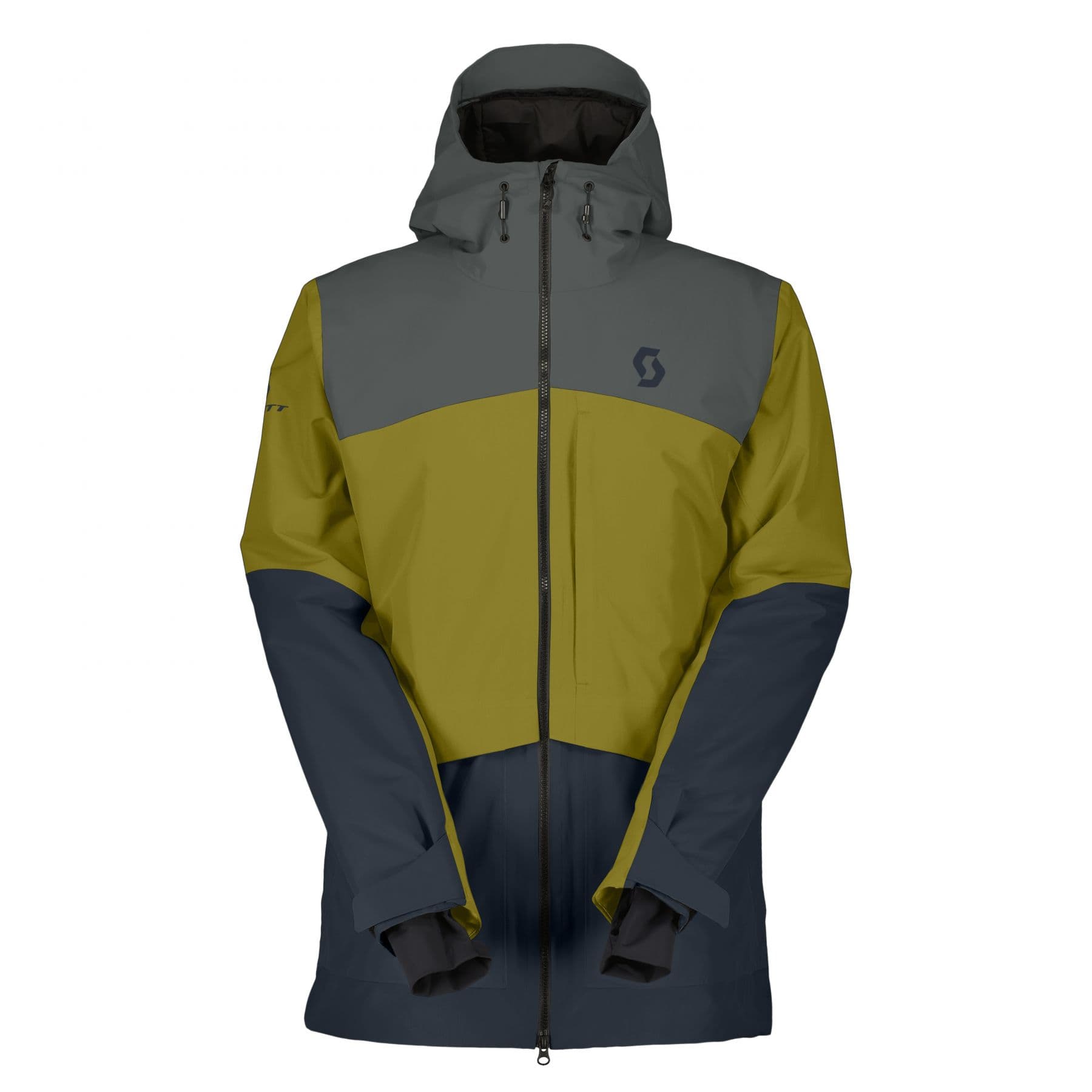 Scott Ultimate Dryo Ripstop, hiihtotakki, miesten, harmaa/vihreä – Scott