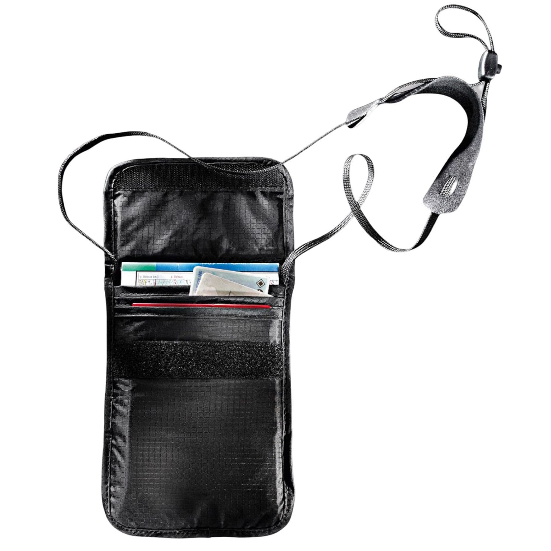 Tatonka Skin Folded Neck Pouch, rahapussi, musta – Tatonka