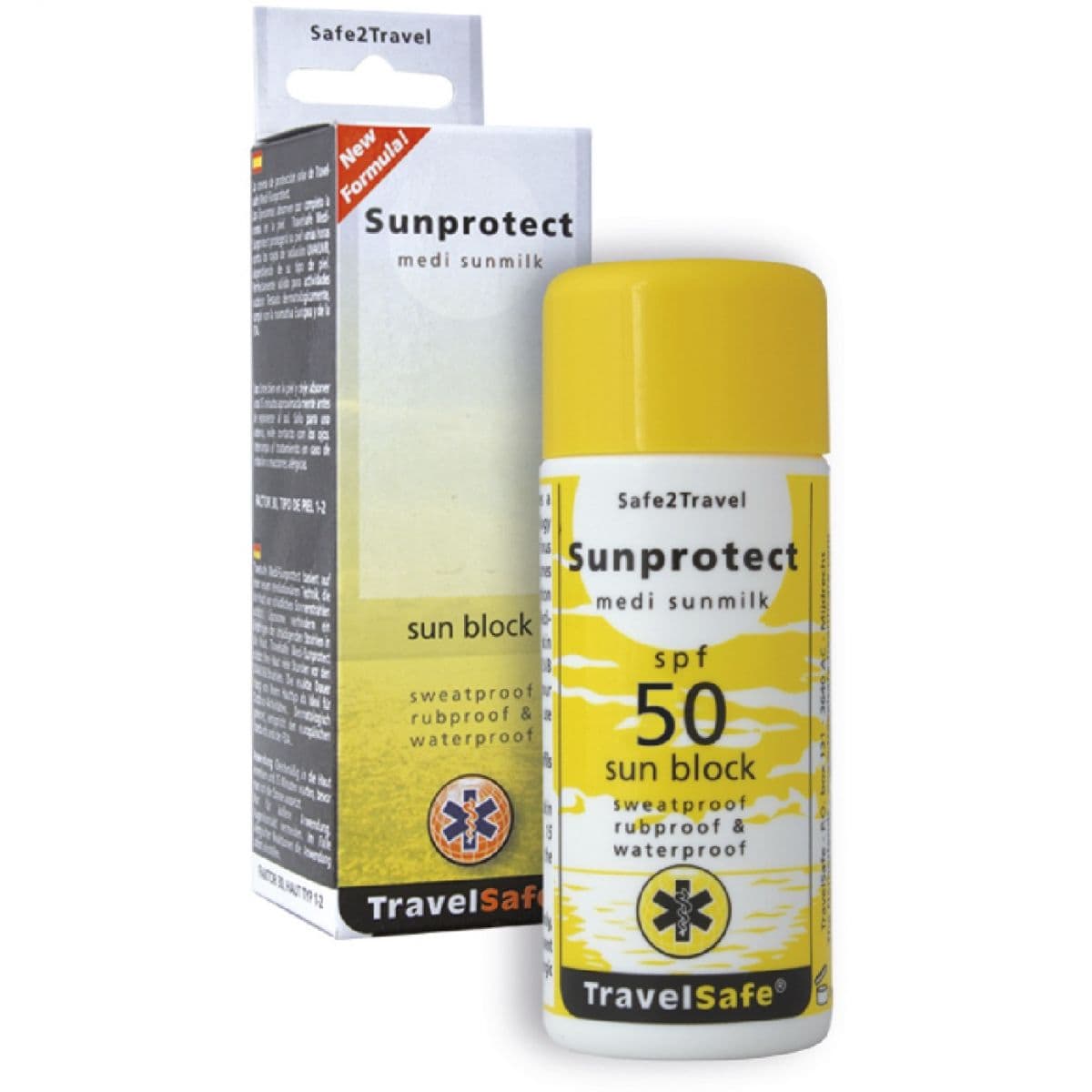 TravelSafe Sunprotect 50, 200 ml, aurinkovoide – TravelSafe