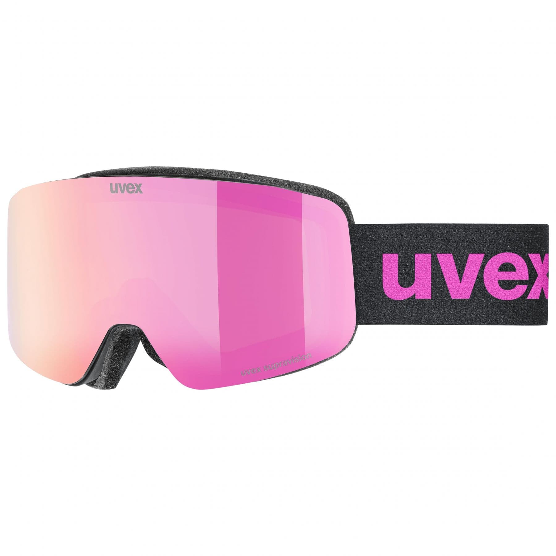 Uvex pwdr FM, laskettelulasit, juniori, musta/vaaleanpunainen – Uvex