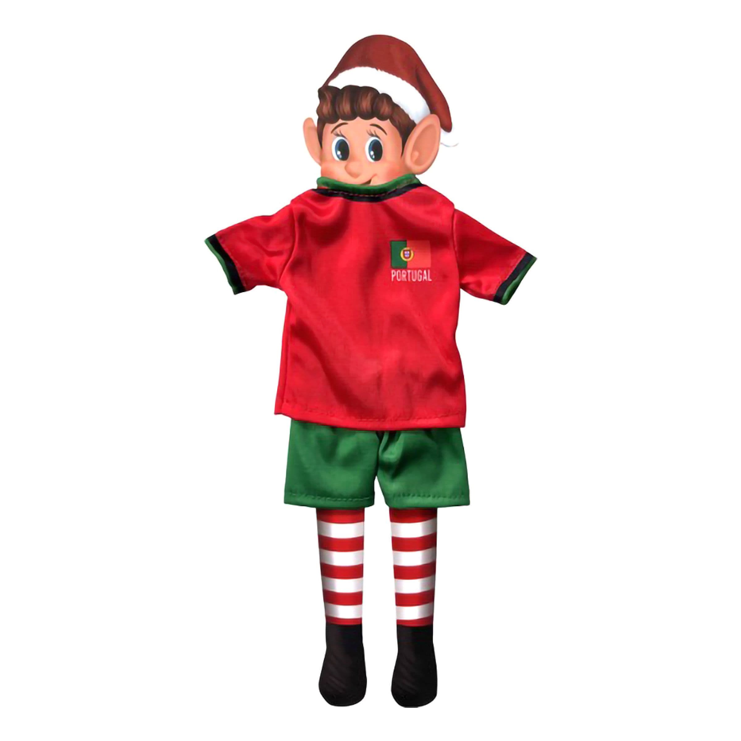 Elf on the Shelf Portugalilainen Jalkapalloilija Asu Tonttutarvike – CHAKS