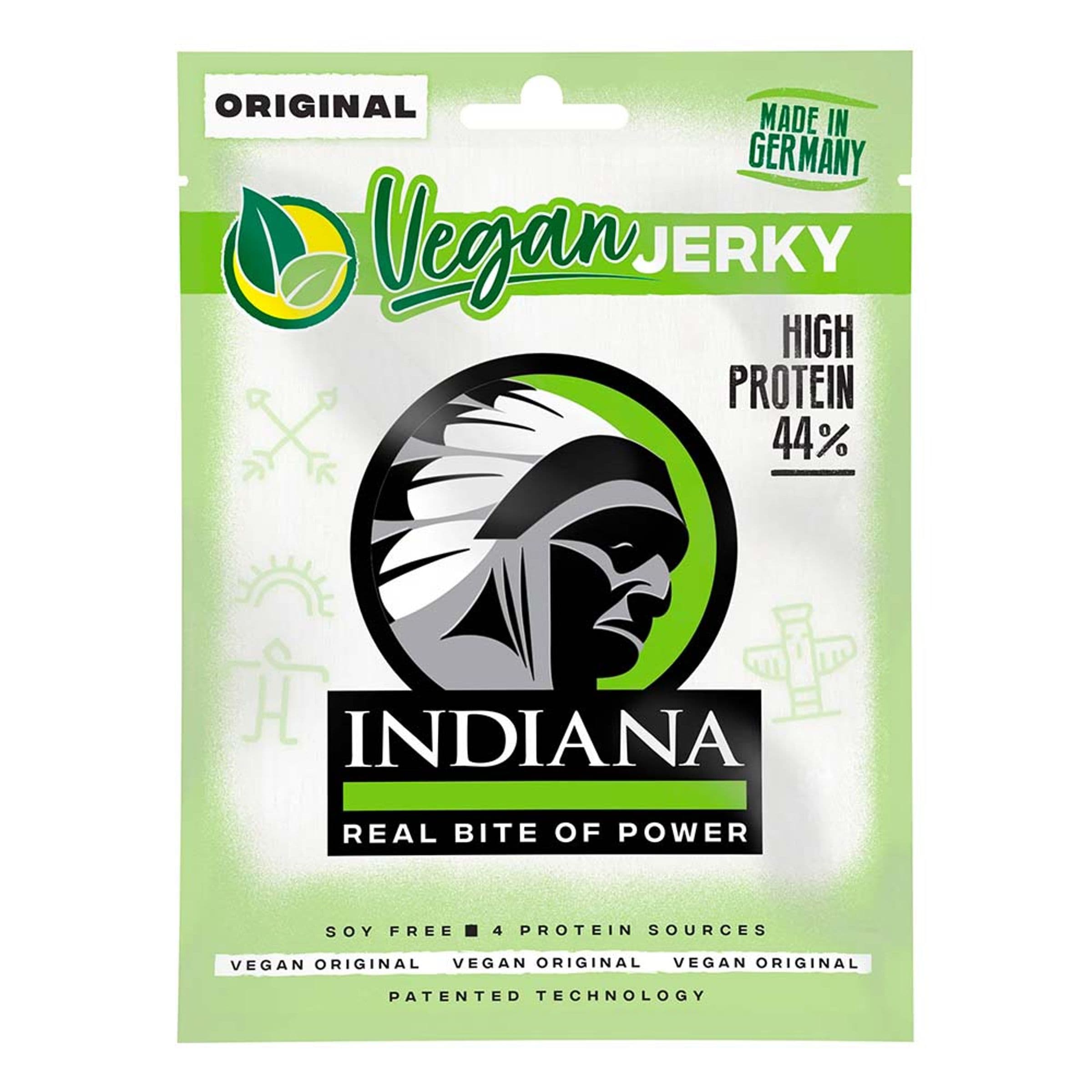 Indiana Vegan Jerky Original - 25 grammaa – US 2 U (JellyBelly)