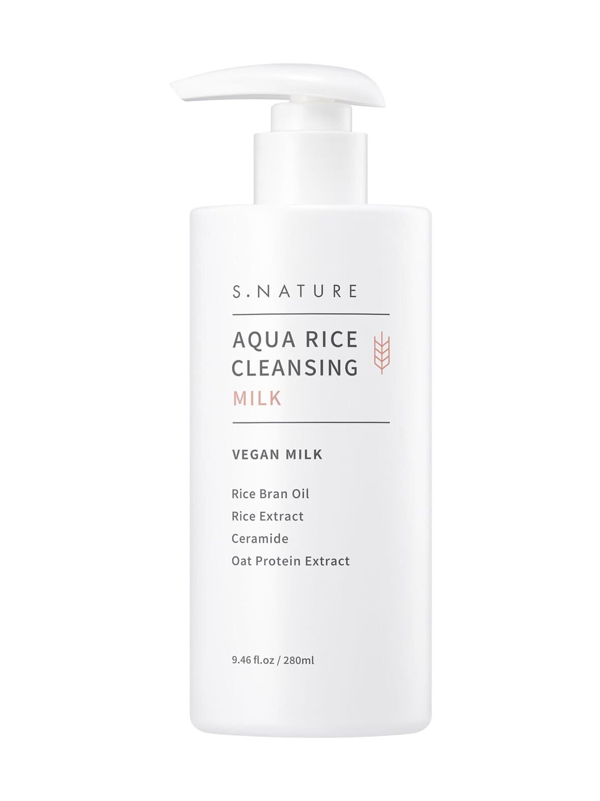 Aqua rice cleansing milk -puhdistusmaito – S.NATURE