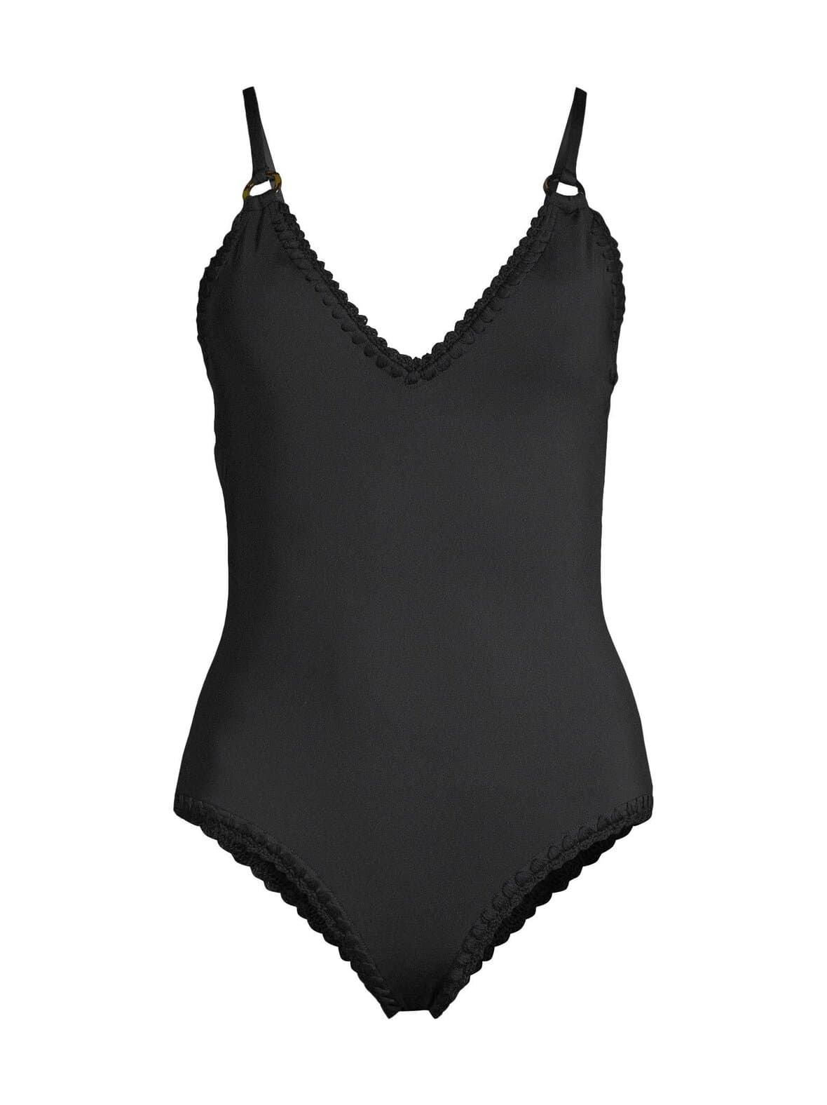 Nila v-neck crochet -uimapuku – Malina