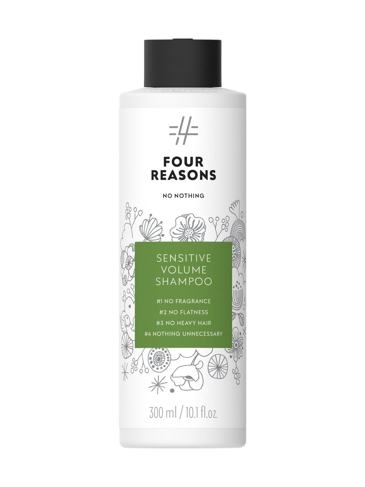 No nothing sensitive volume shampoo 300 ml – Four Reasons
