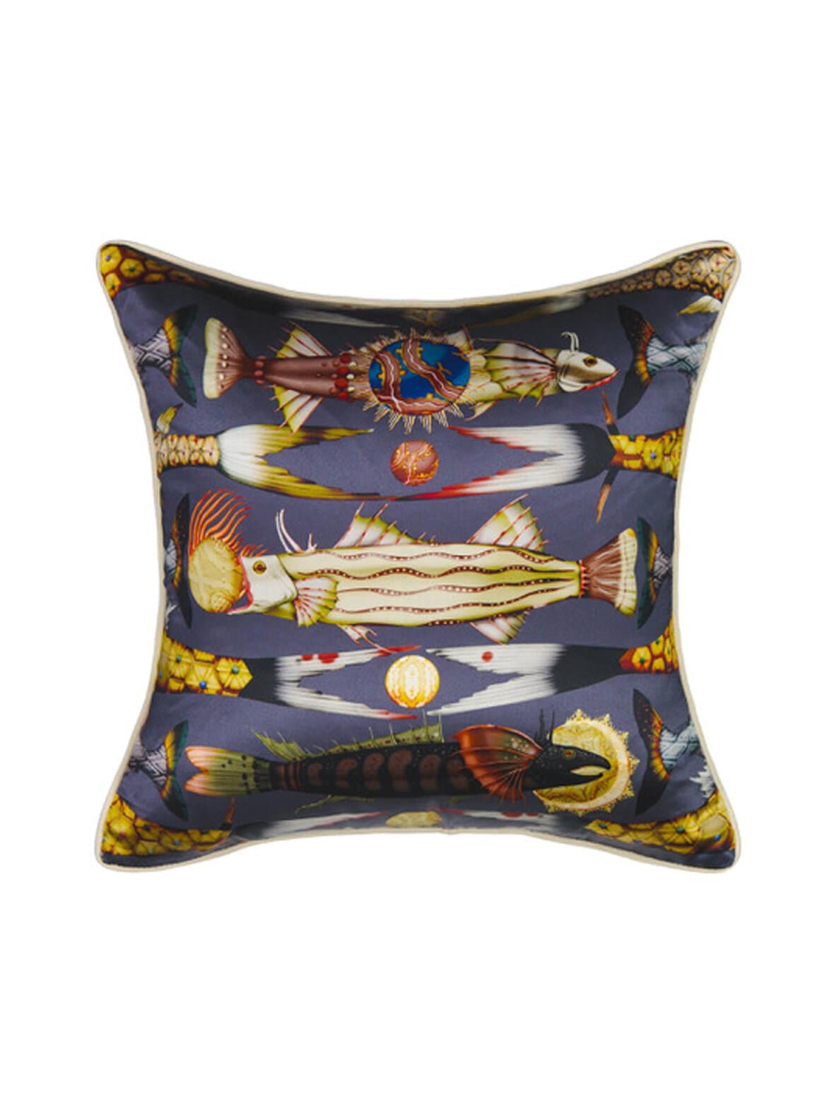 Misto mare fish silk cushion cover -silkkityynynpäällinen – Klaus Haapaniemi & Co