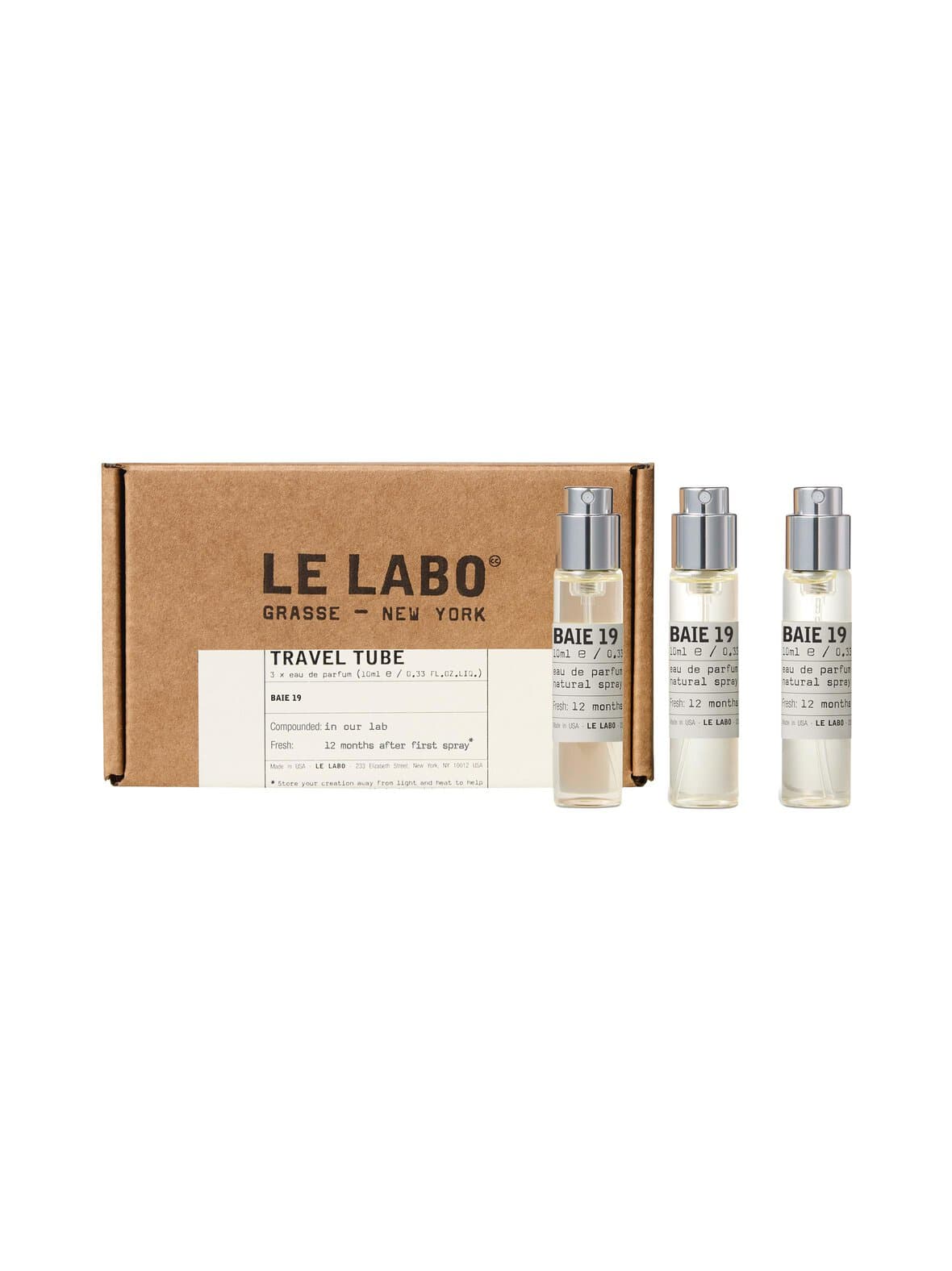 Baie 19 travel tube -tuoksupakkaus, 3x10ml – Le Labo
