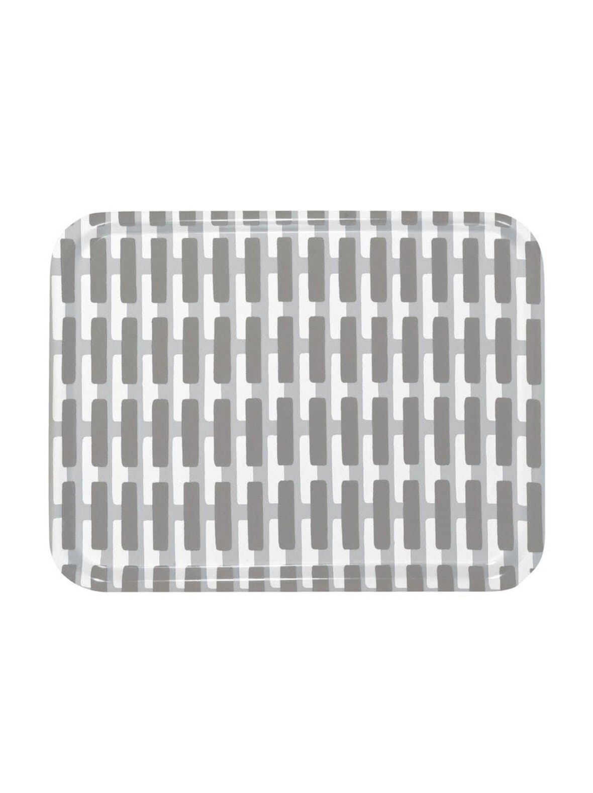 Siena-tarjotin harmaa/vaaleanharmaa 43 x 33 cm – Artek