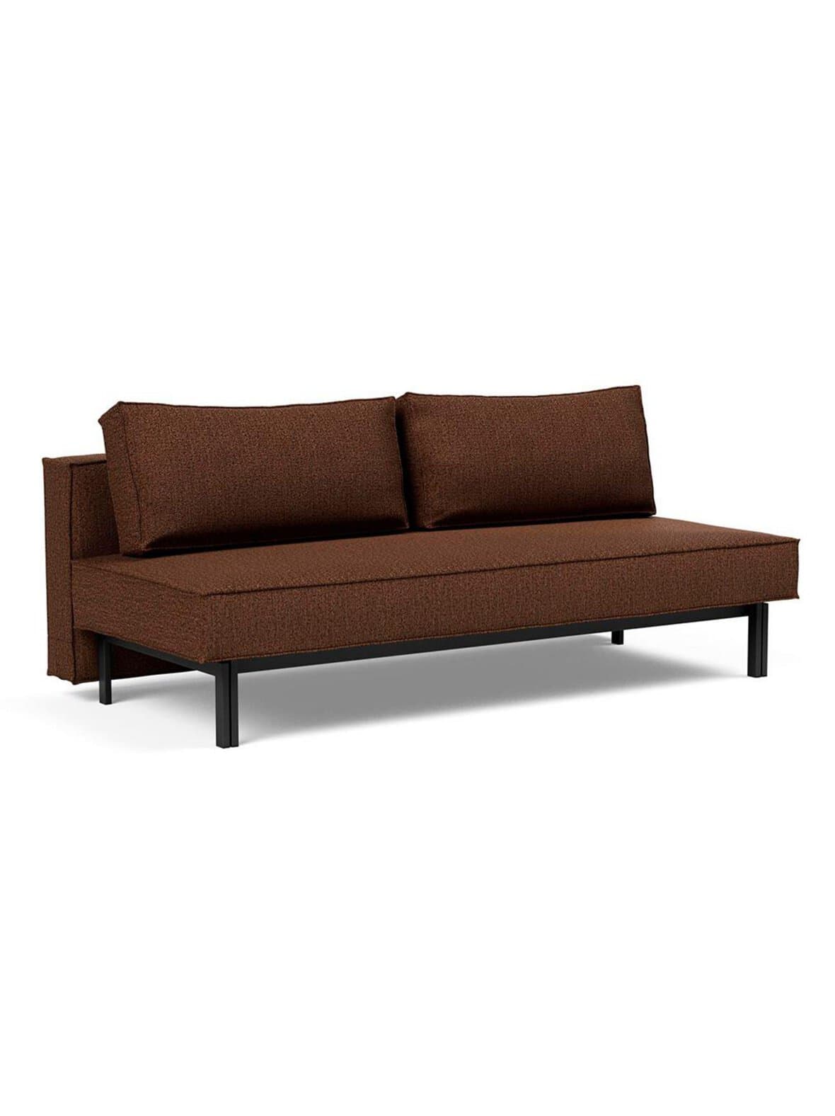 Sly-vuodesohva taura-kangas cappuccino 359 / musta l 200 cm – Innovation Living