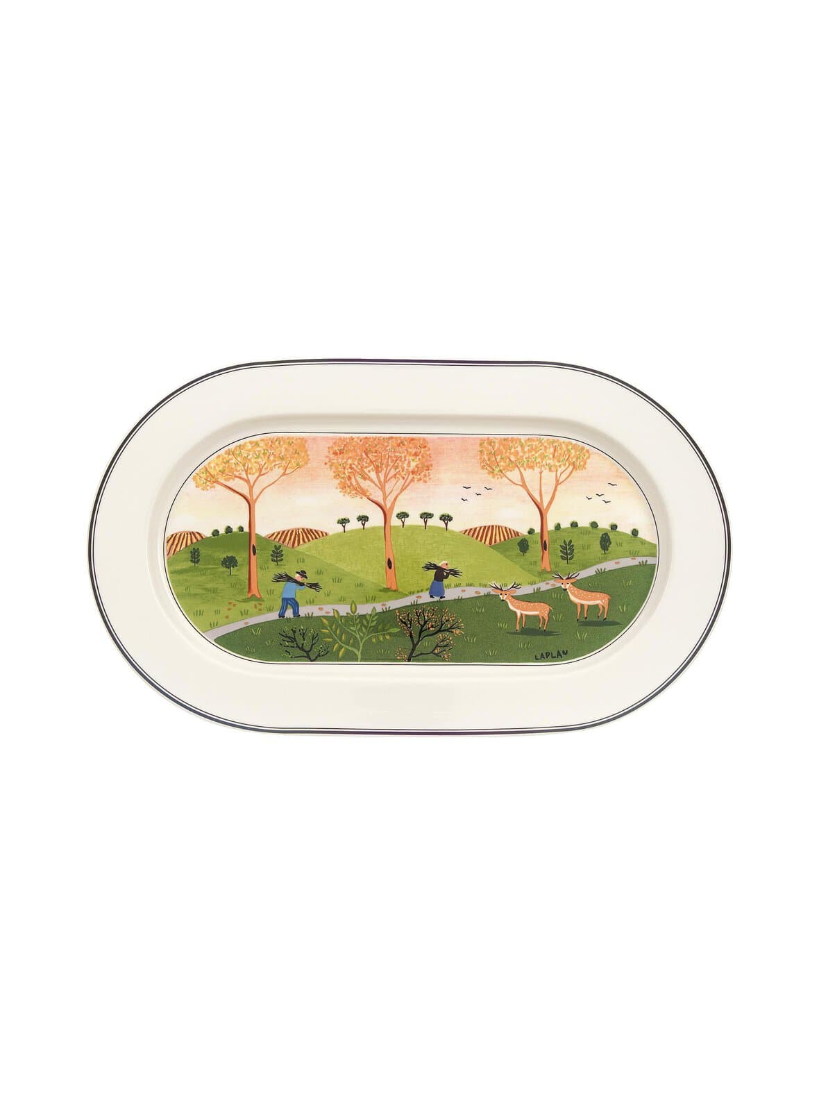 Design naif oval -tarjoilulautanen 34 cm – Villeroy Boch