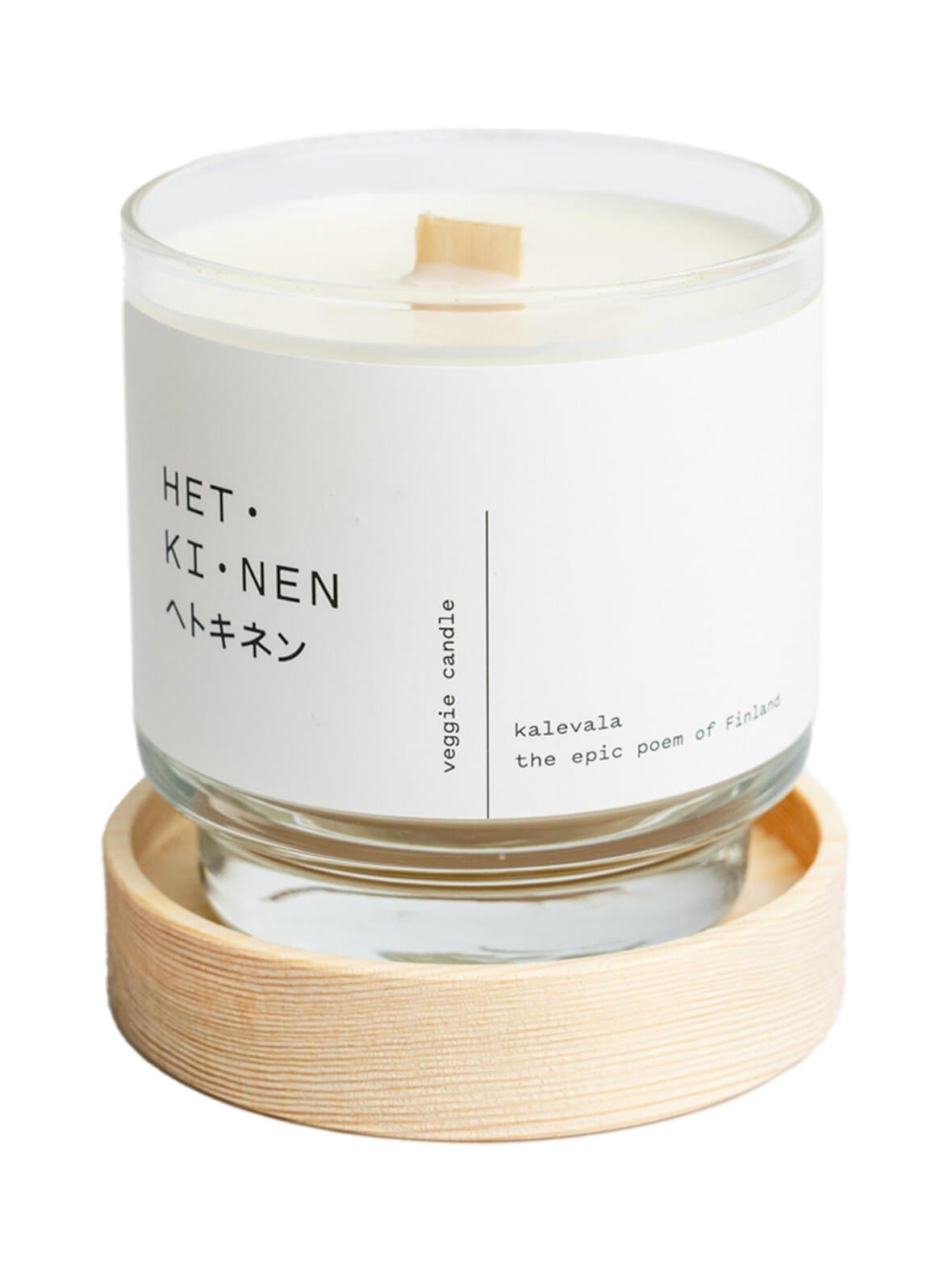 Veggie candle kalevala -kasvivahakynttilä 260 g – Hetkinen