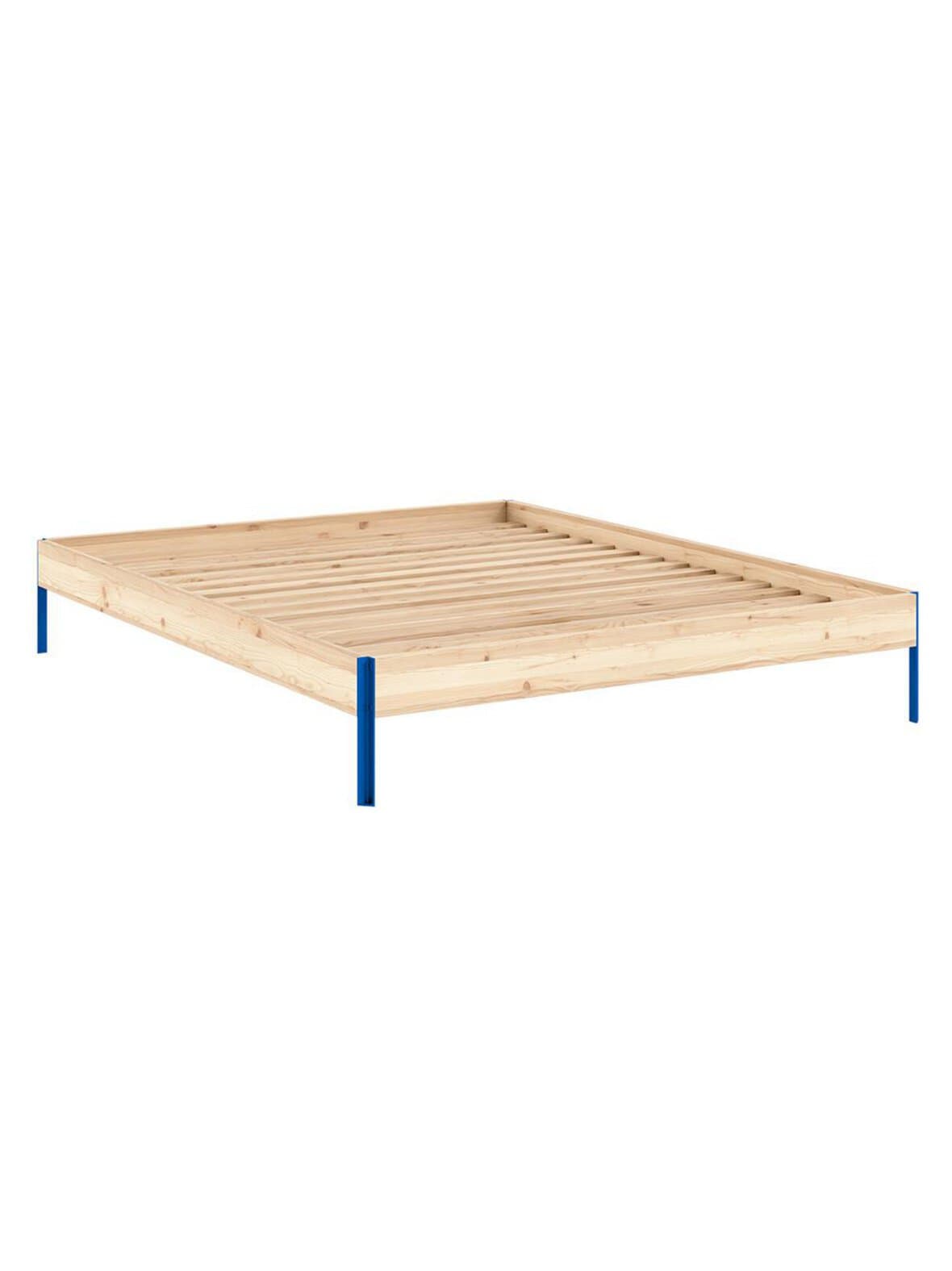 Core-sänkyrunko mänty / vivid blue 160 x 200 cm – Karup