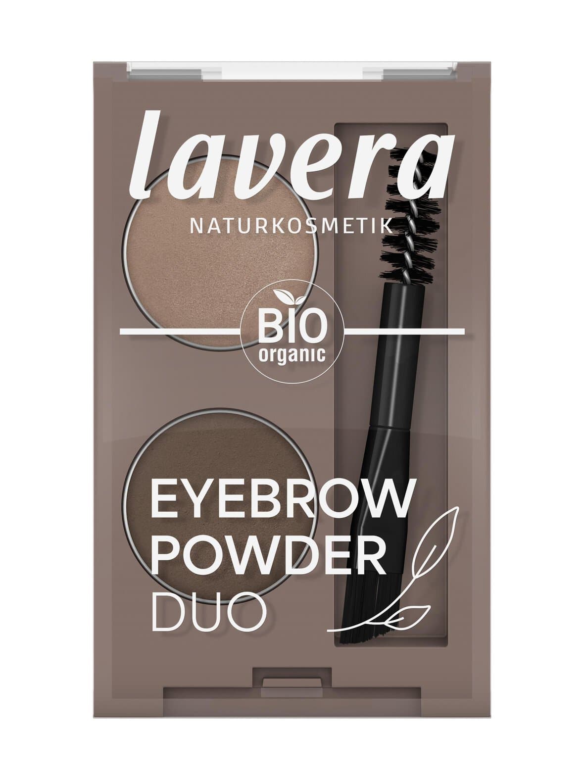 Eyebrow powder duo -kulmaväri 2 x 0,8 g – Lavera