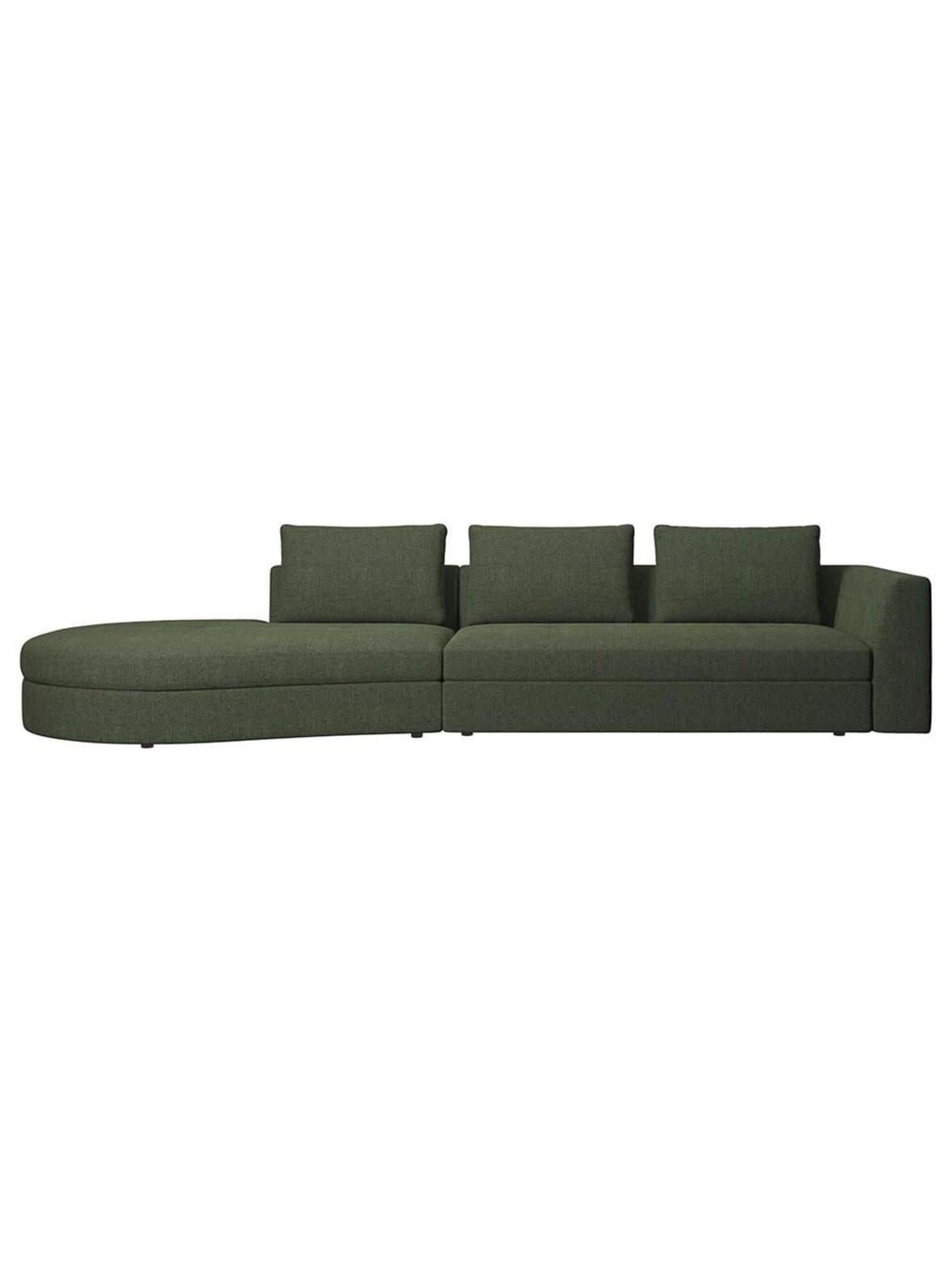 Bergamo-divaanisohva lazio-kangas 3094 tummanvihreä l 359 cm – BoConcept