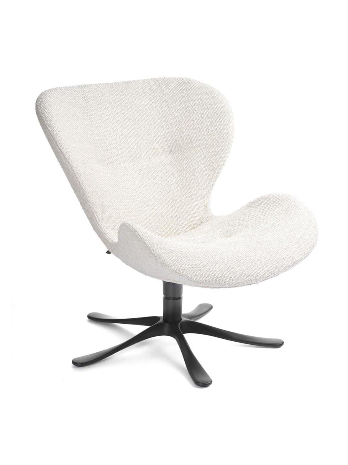 Daisy-nojatuoli benson-kangas kermanvalkoinen – Conform