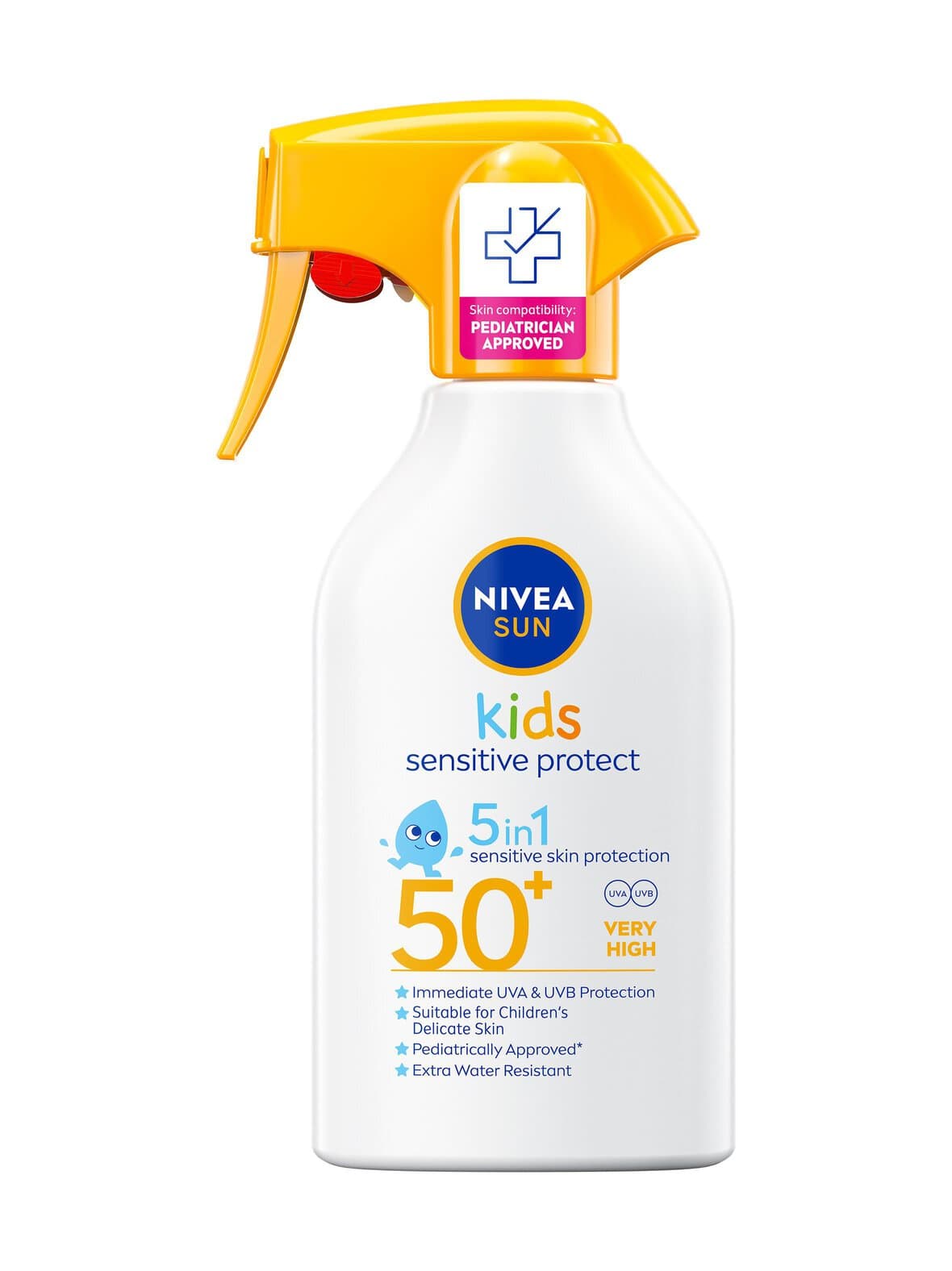 Kids sensitive protect sun trigger spray sk50+ -aurinkosuojasuihke, 250 ml – Nivea