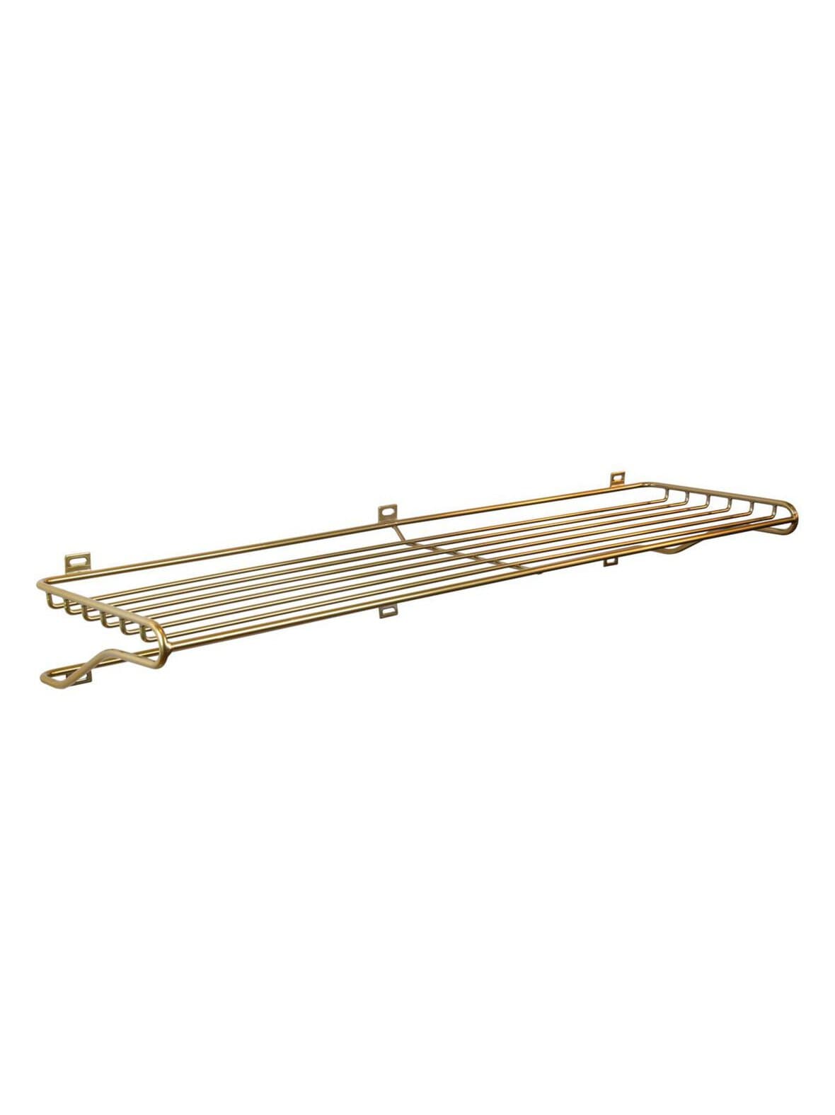 Shoe shelf -kenkähylly brass matte l 99 cm – Maze