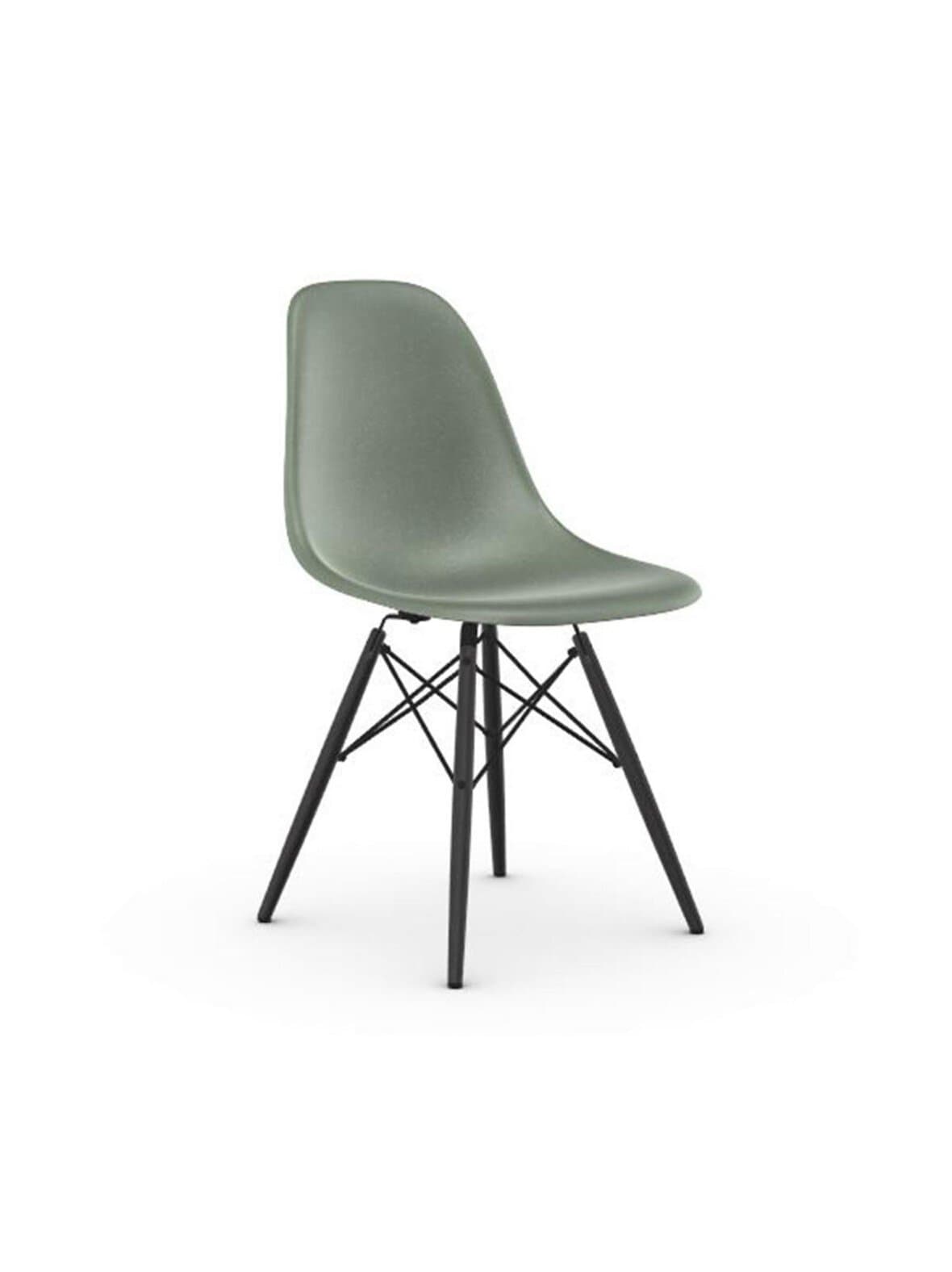 Eames dsw fiberglass -tuoli sea foam green/musta vaahtera – Vitra