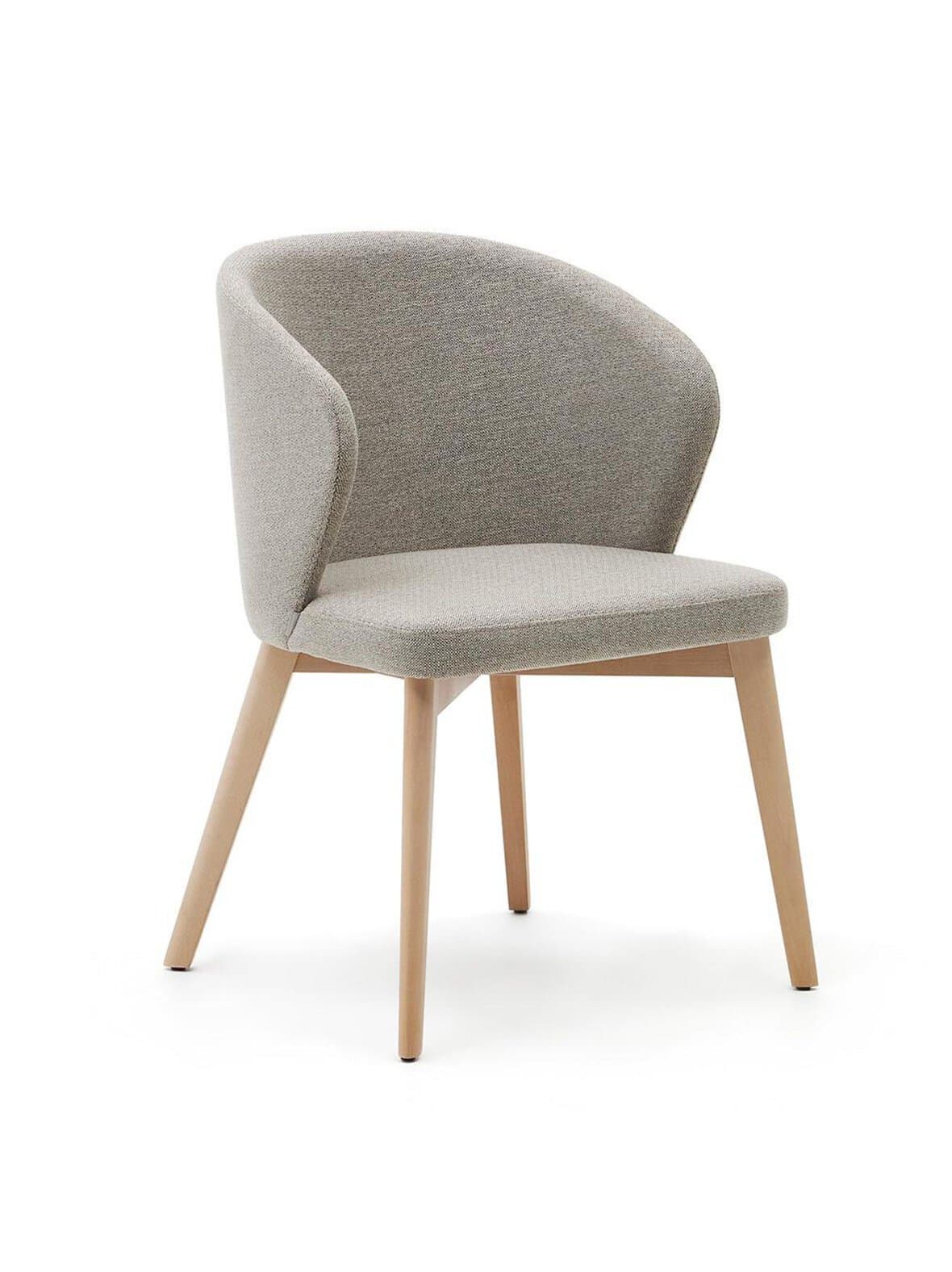 Darice-tuoli harmaanruskea/pyökki – Kave Home