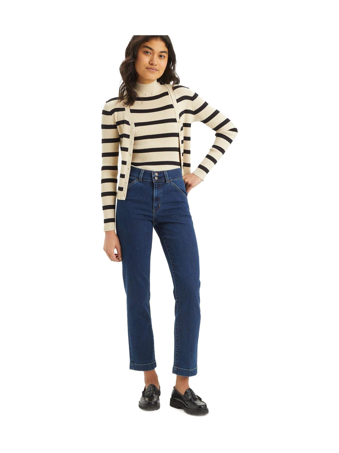 724™ high-rise tailored straight -farkut – Levi's