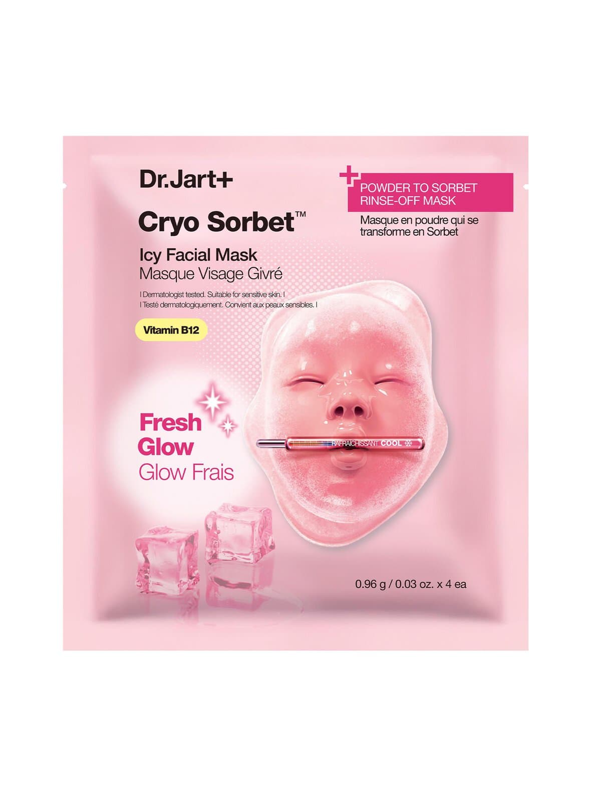 Cryo rubber sorbet icy facial mask -kasvonaamio – Dr. Jart