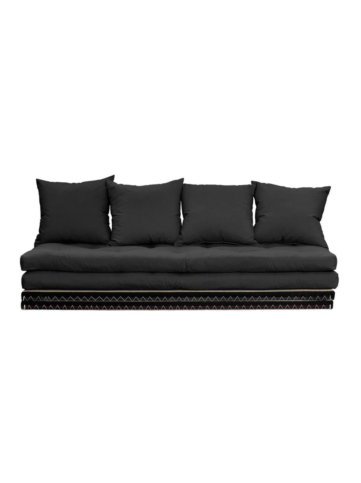 Chico-futonsohva dark grey l 200 cm – Karup