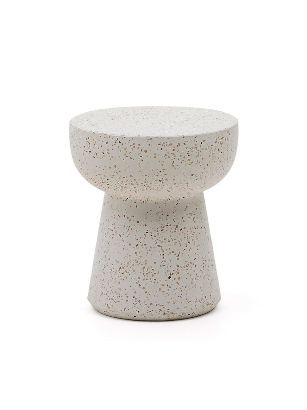 Pada-sivupöytä valkoinen ⌀ 40 cm – Kave Home