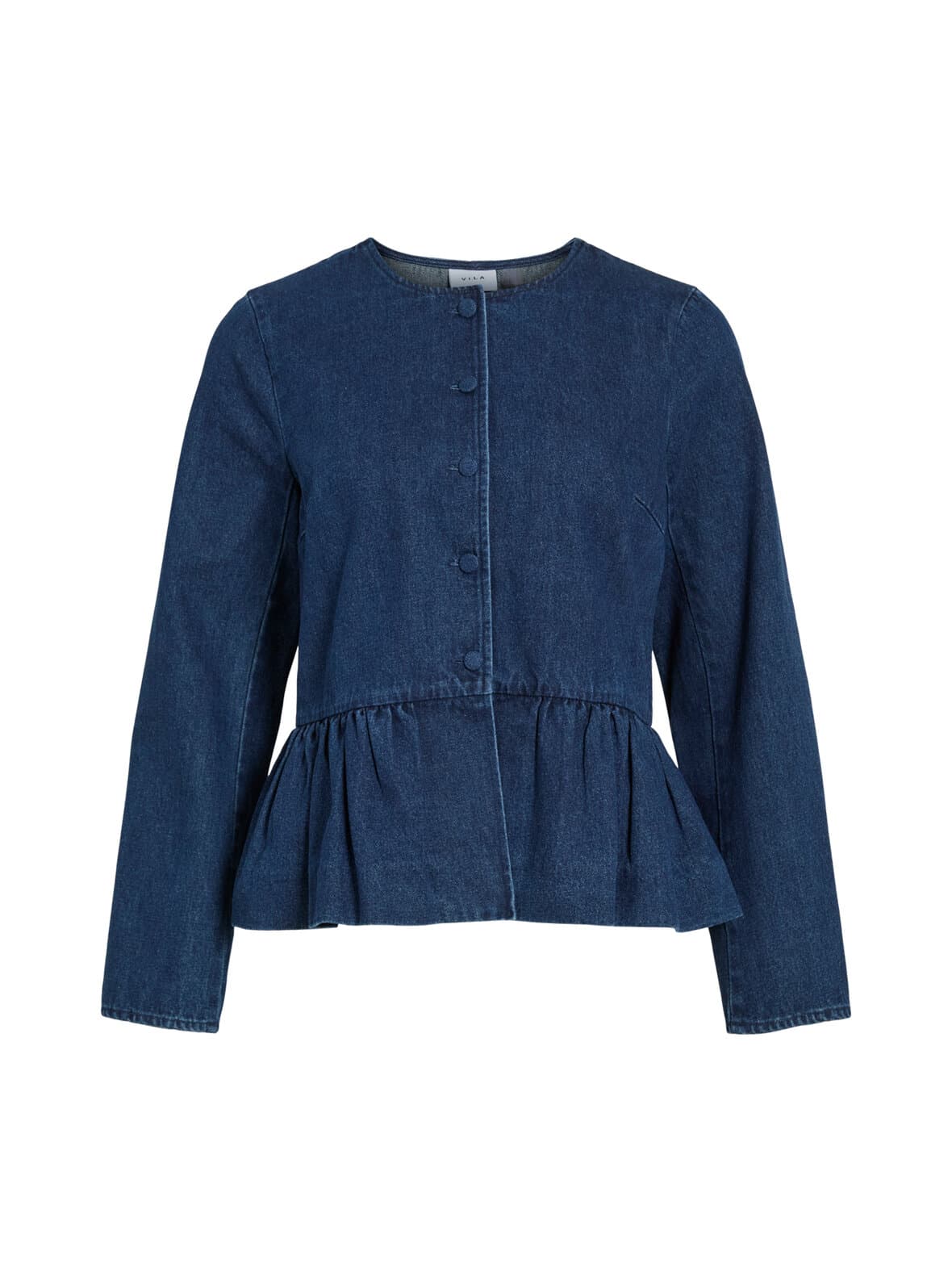 Vigiana o-neck peplum -farkkupaita – VILA