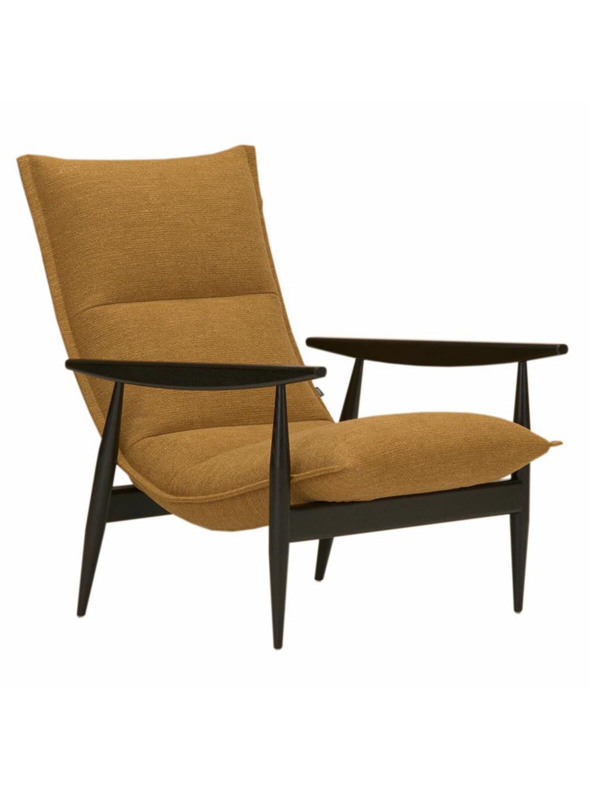 Tao-nojatuoli verso-kangas 006 keltainen / musta tammi – Adea