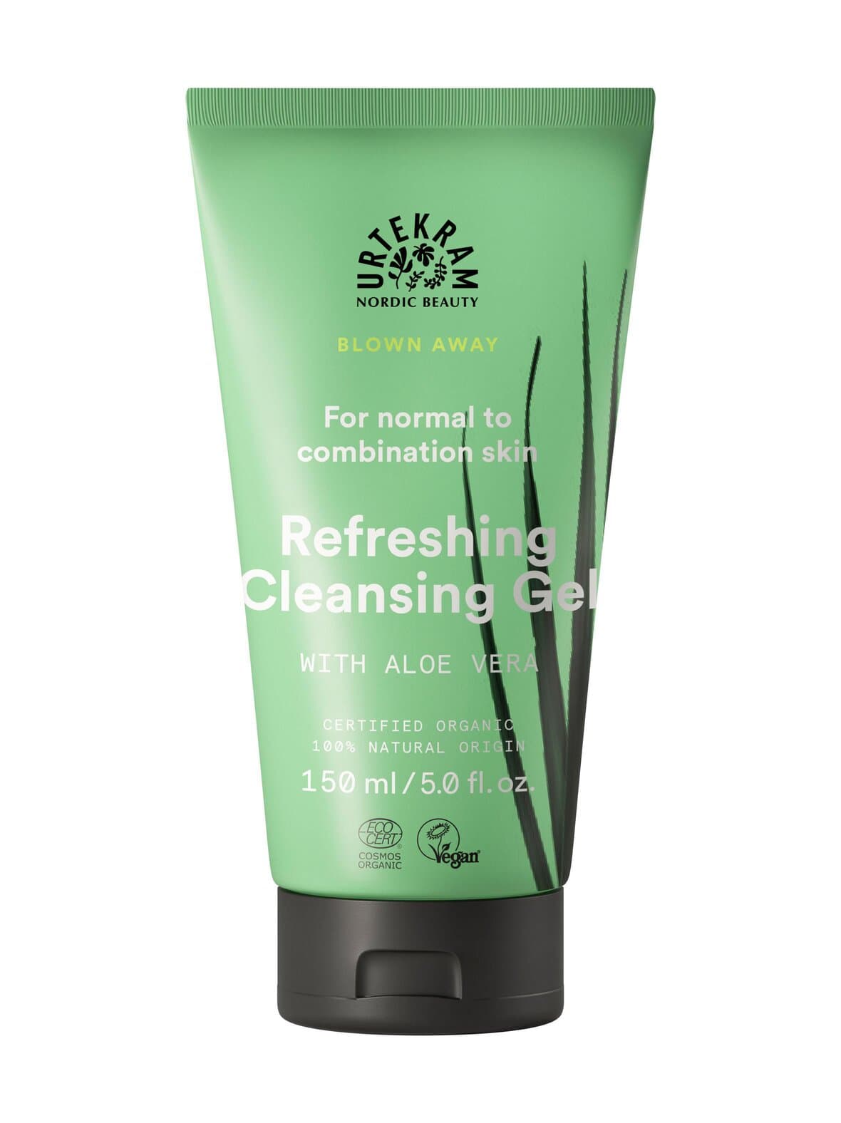 Refreshing cleansing gel -puhdistusgeeli normaalille ja sekaiholle 150 ml – Urtekram