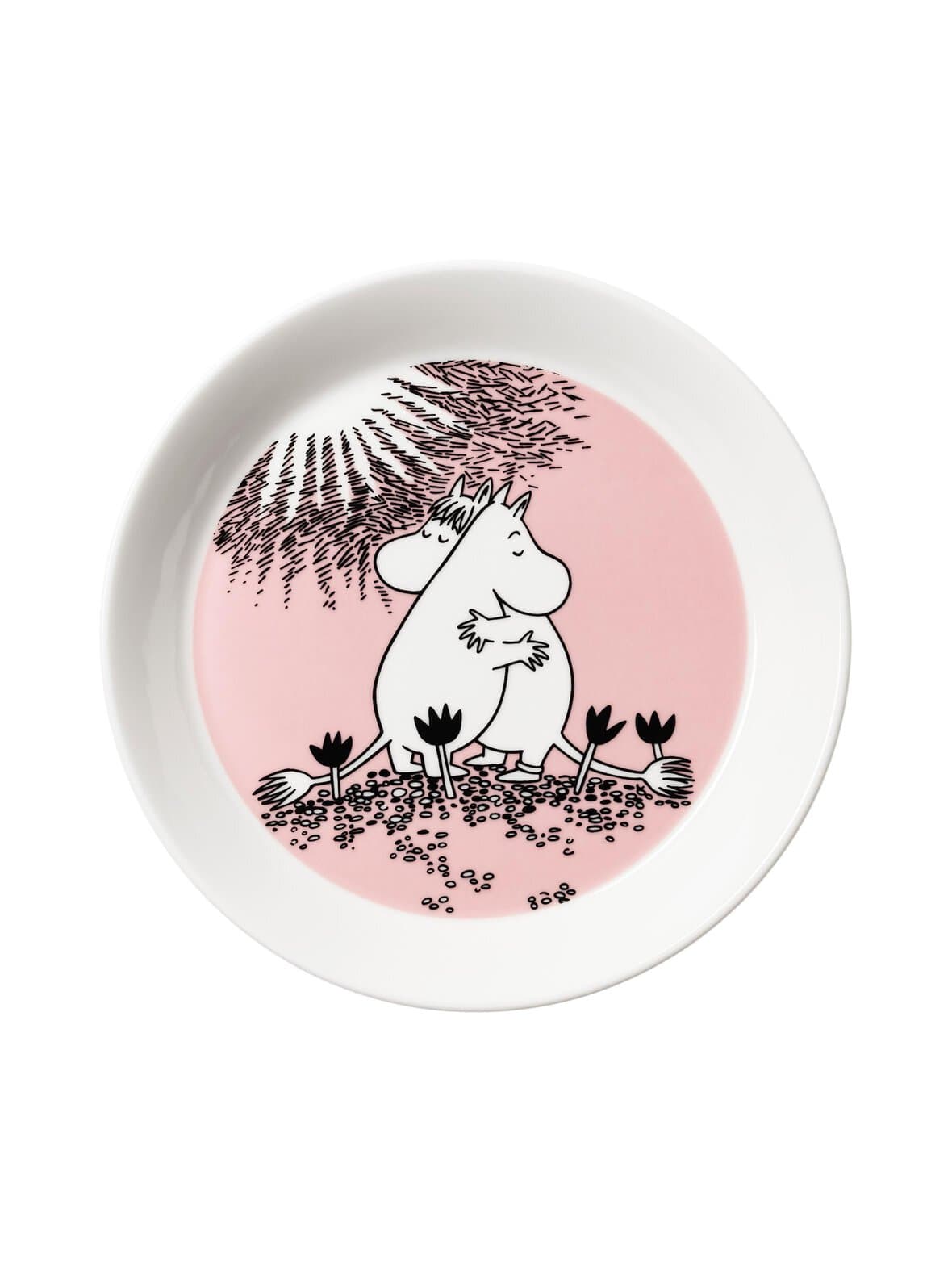 Muumi rakkaus -lautanen 19 cm – Moomin Arabia