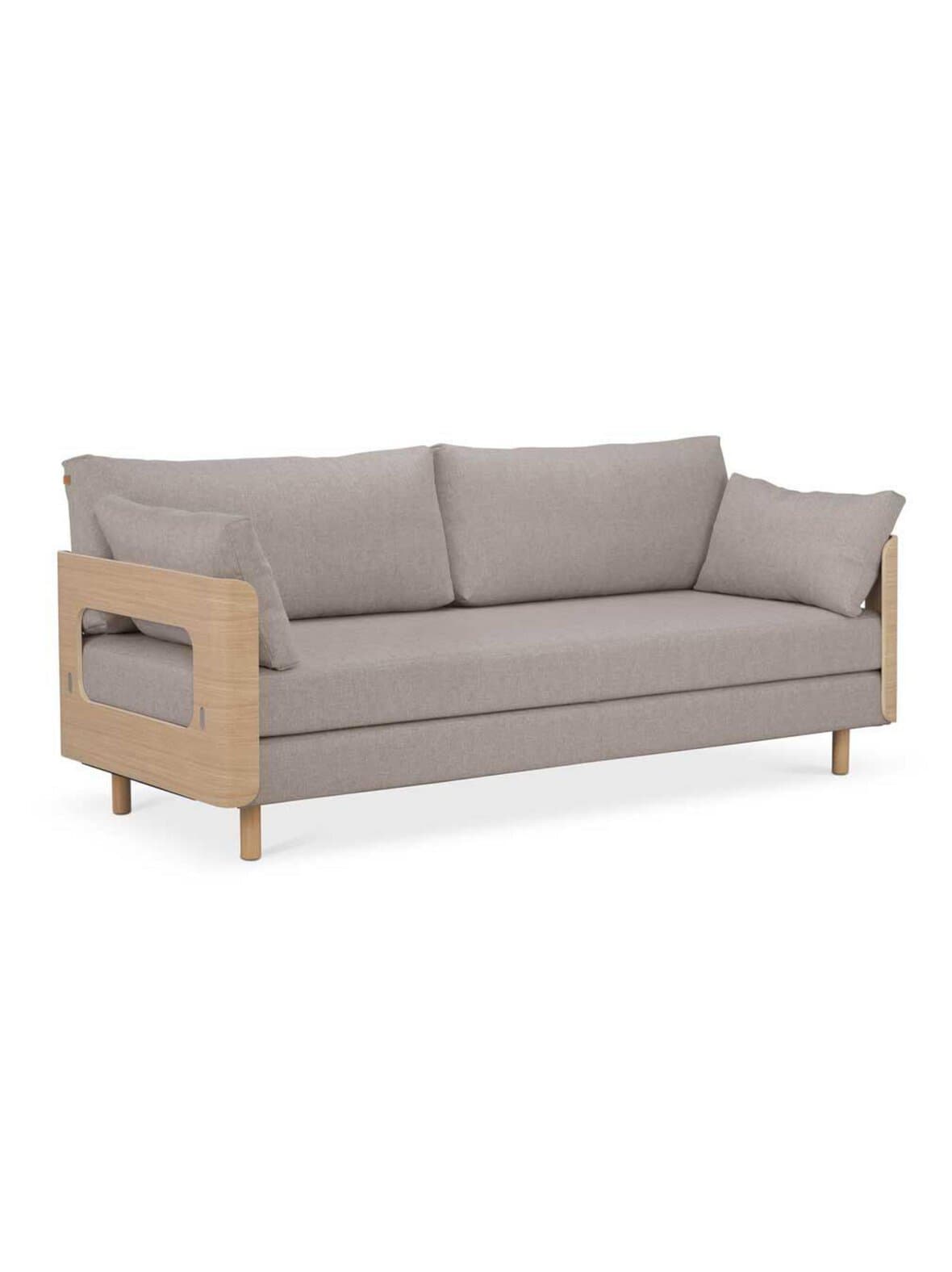 On2 wood -vuodesohva diamonds-kangas 289 vaaleanruskea l 202 cm – Tapio Anttila Collection