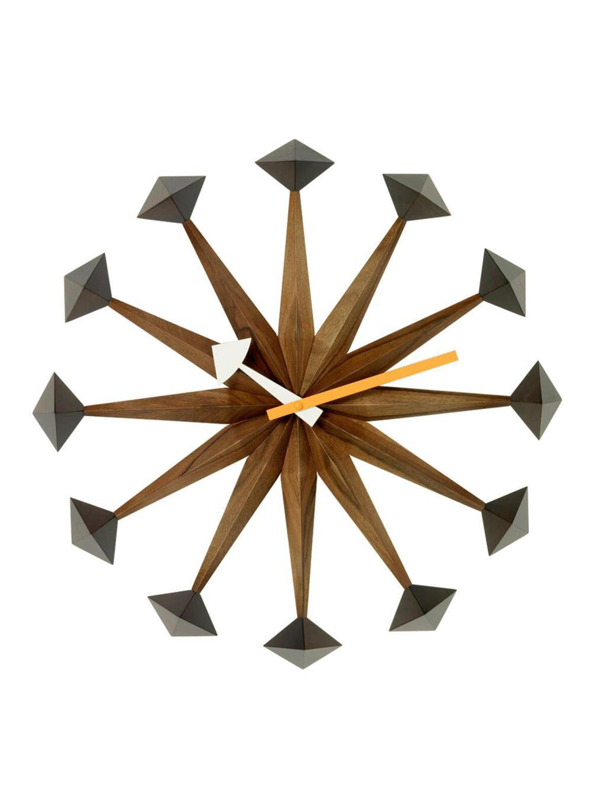 Polygon-seinäkello pähkinä ø 43 cm – Vitra