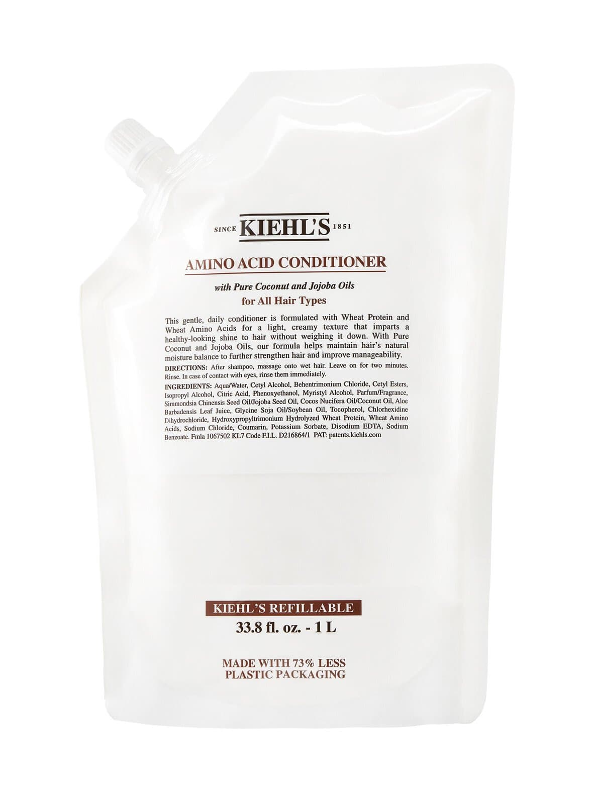 Amino acid conditioner -hoitoaine, täyttöpakkaus 1l – Kiehl's