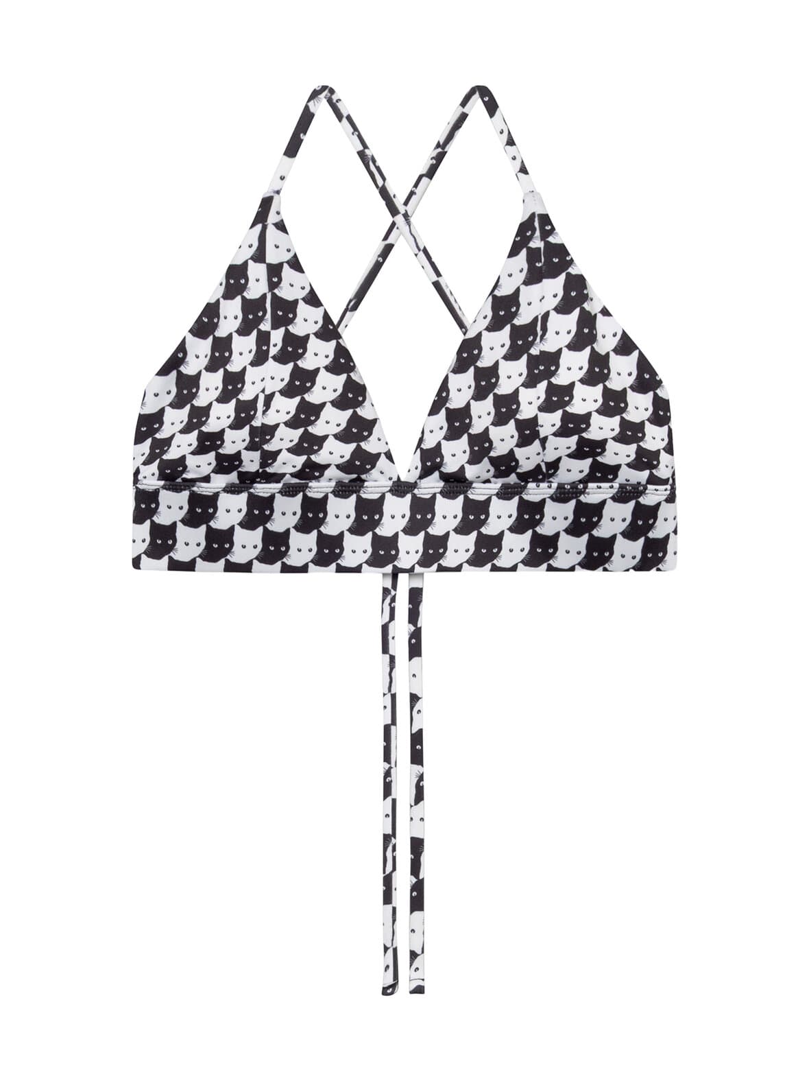 Alva pepita cats -bikiniyläosa – Dedicated