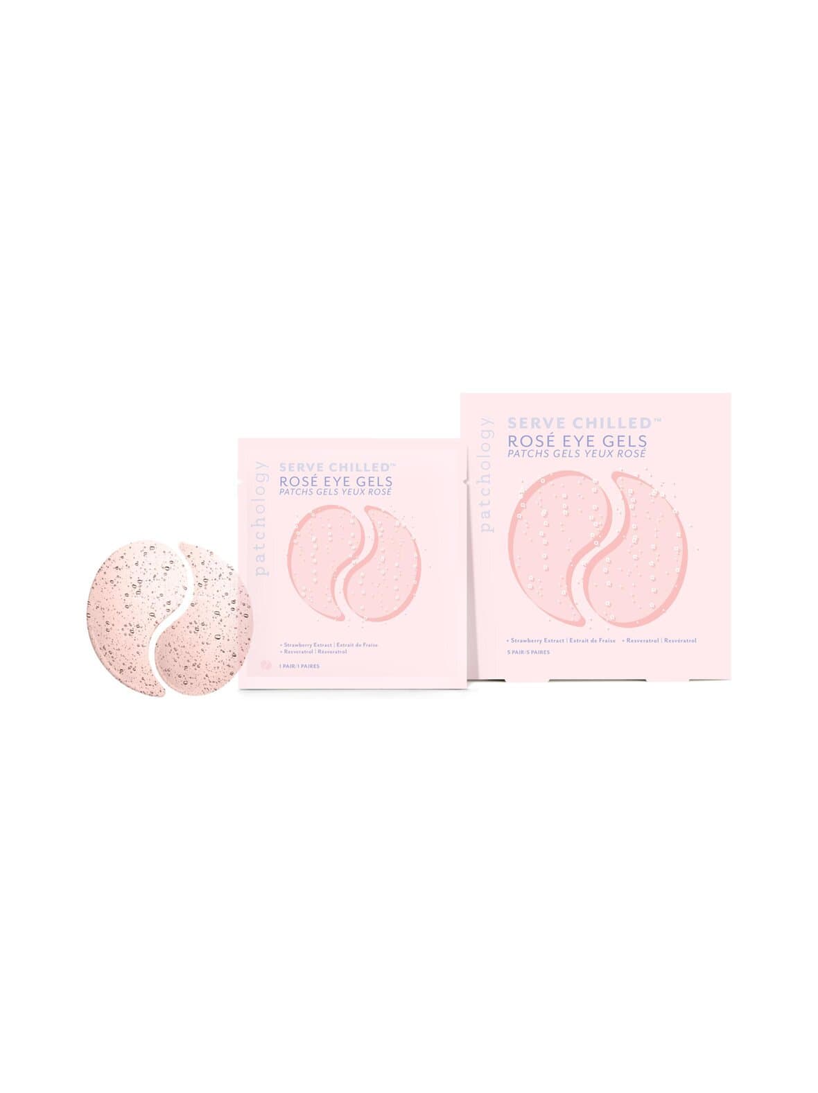 Rosé eye gels -silmänalusnaamiolaput, 5 paria – Patchology