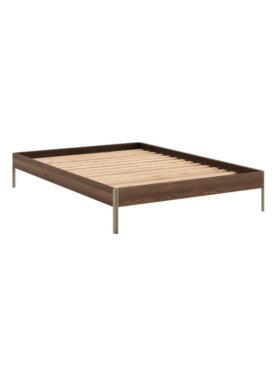 Core-sänkyrunko carob brown / sage green 140 x 200 cm – Karup